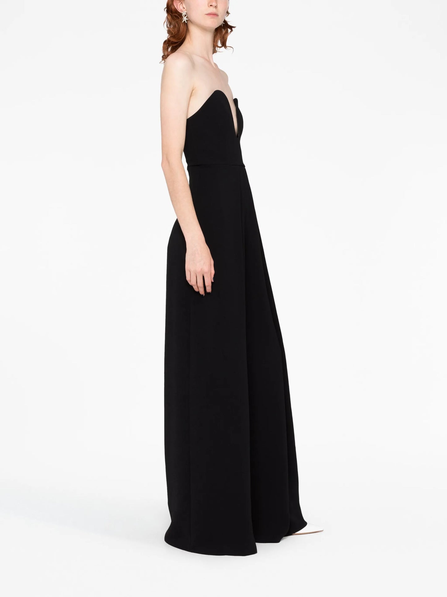 The Anelli wide-leg crêpe jumpsuit