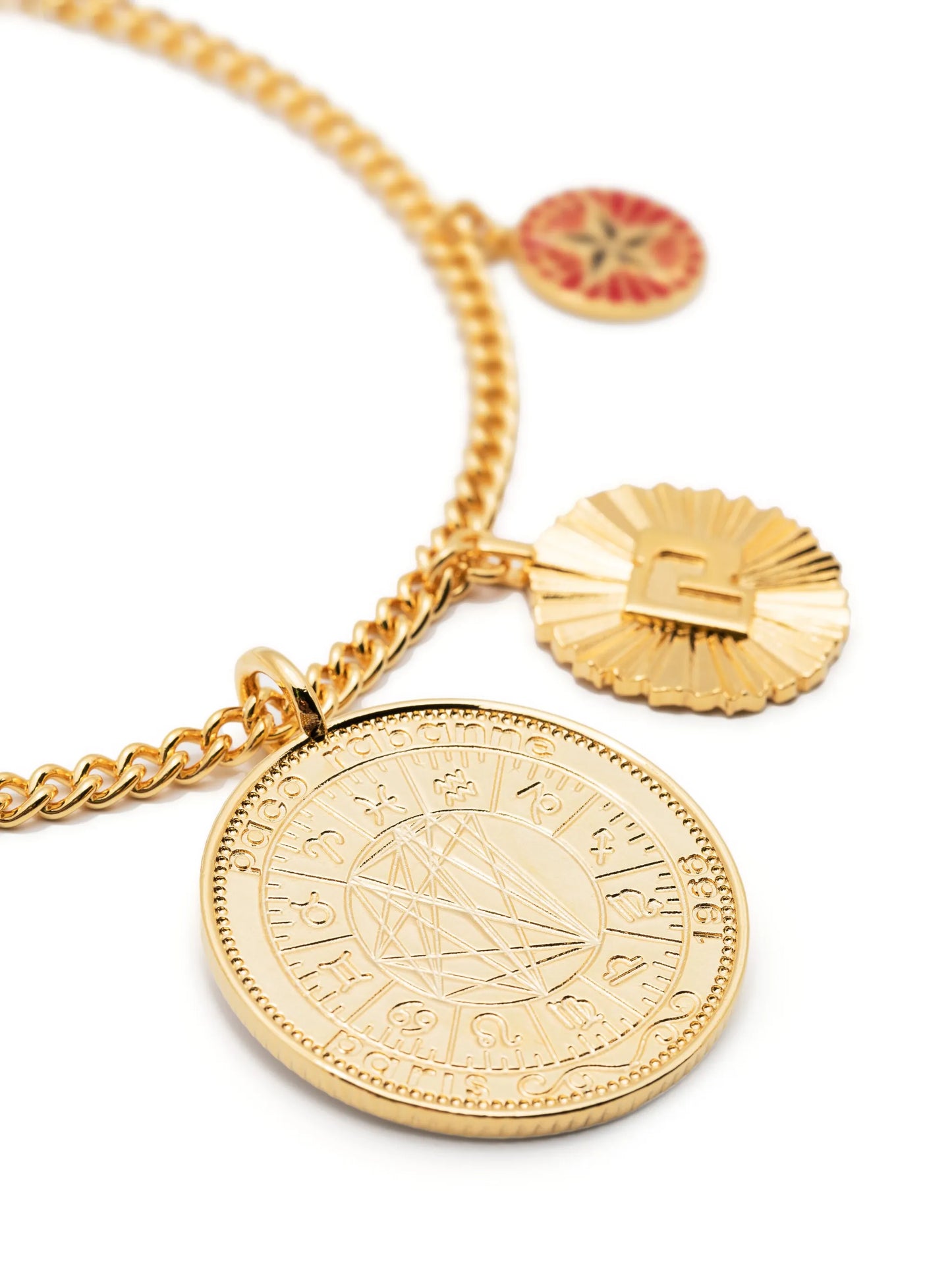 Medals charm necklace