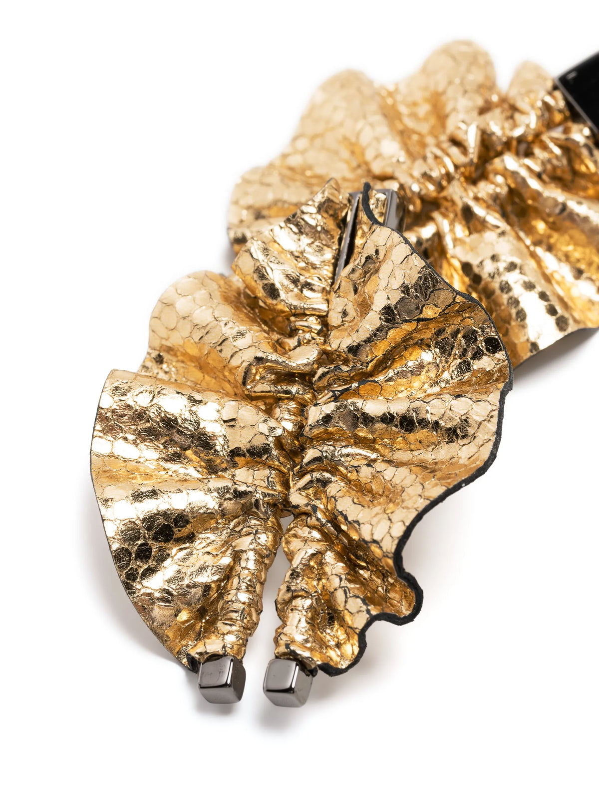 Minialie leaf drop earrings