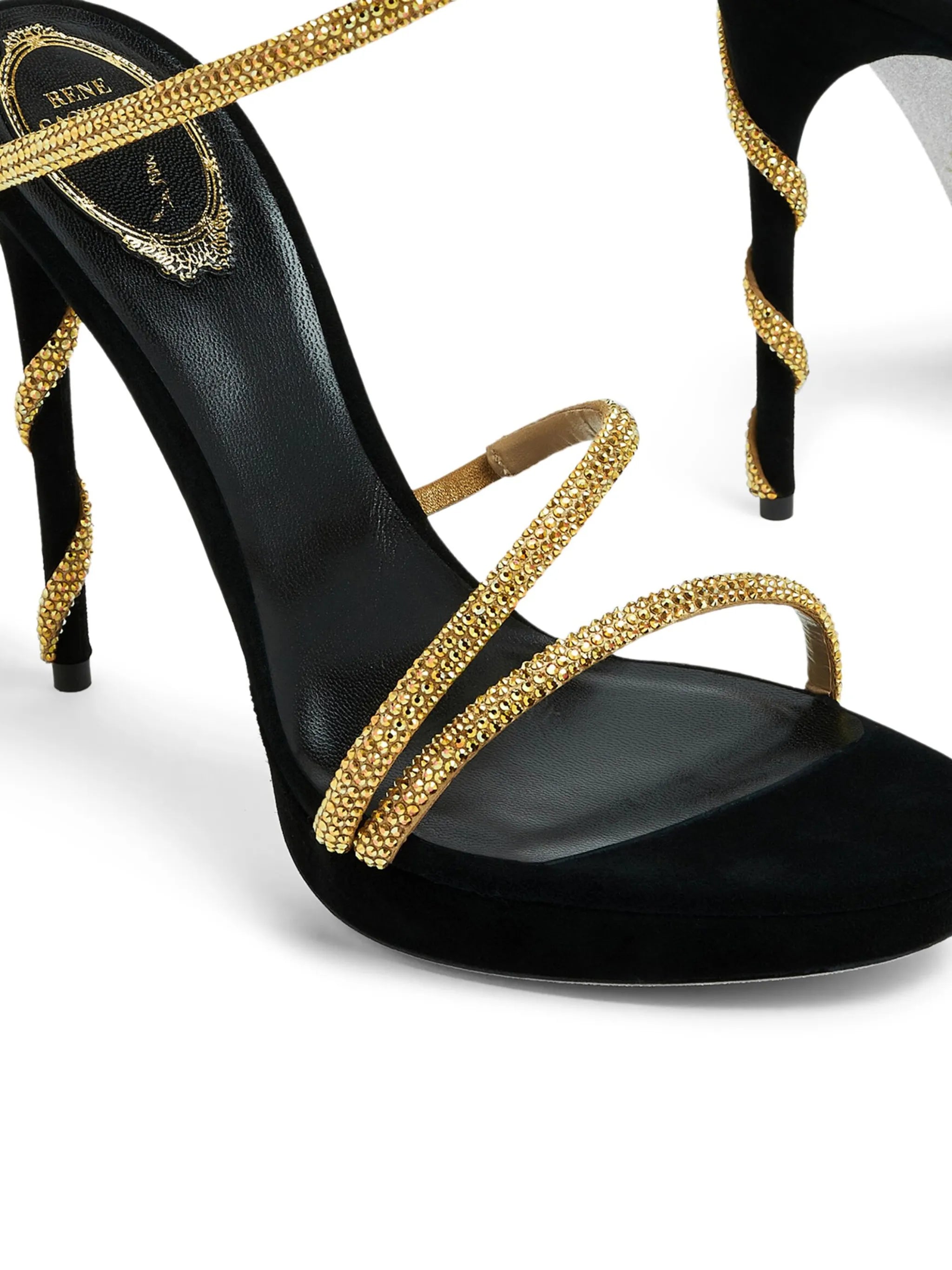 Cleo crystal-embellished sandals