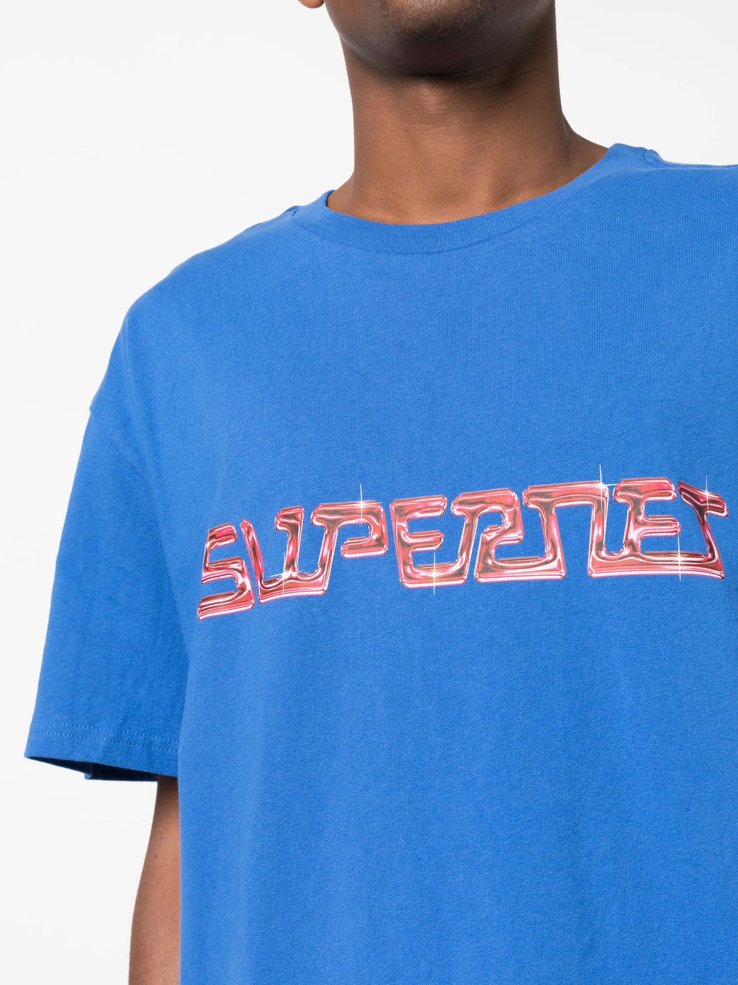Supernet-print cotton T-shirt