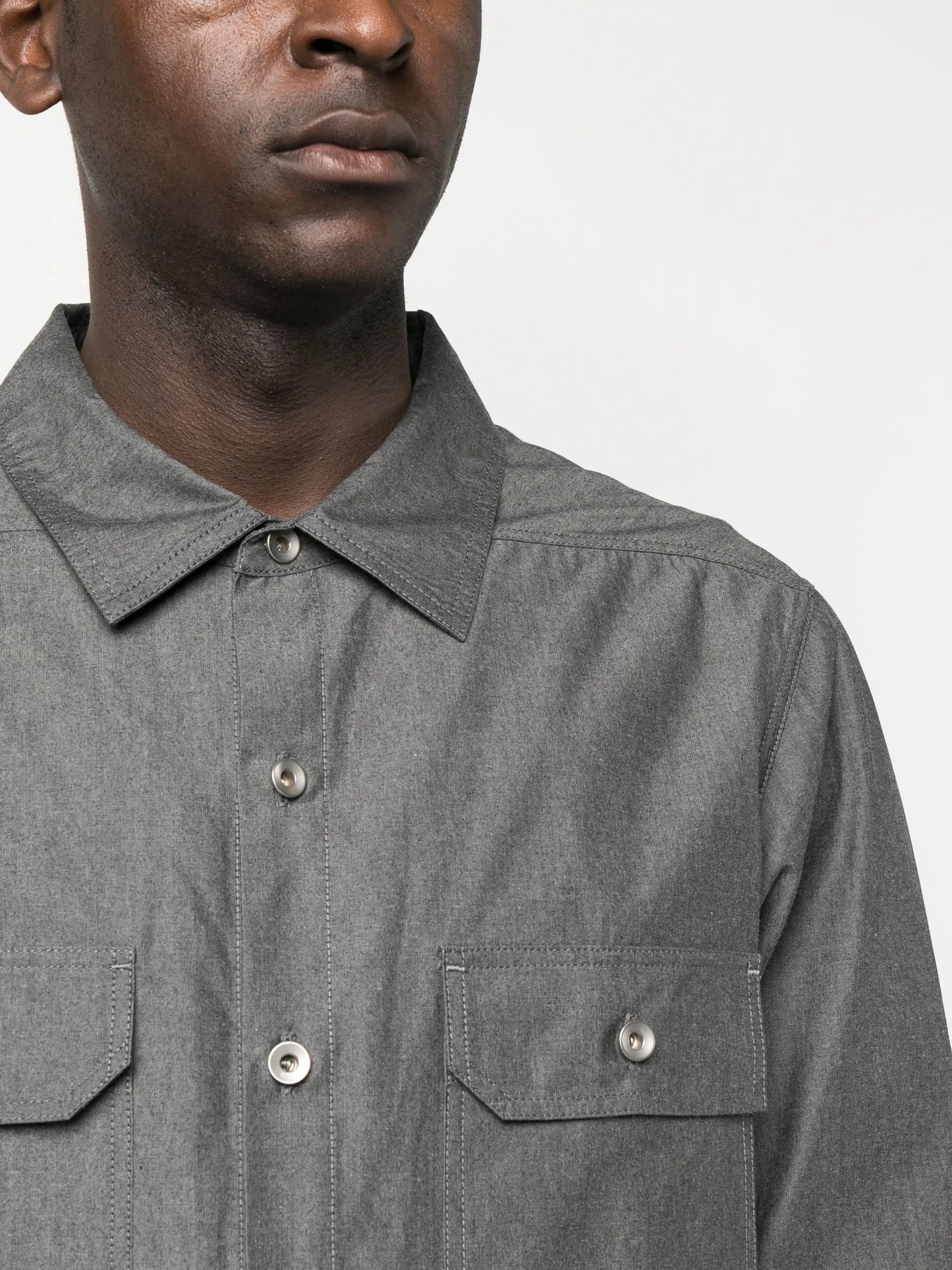 long-sleeve cotton shirt