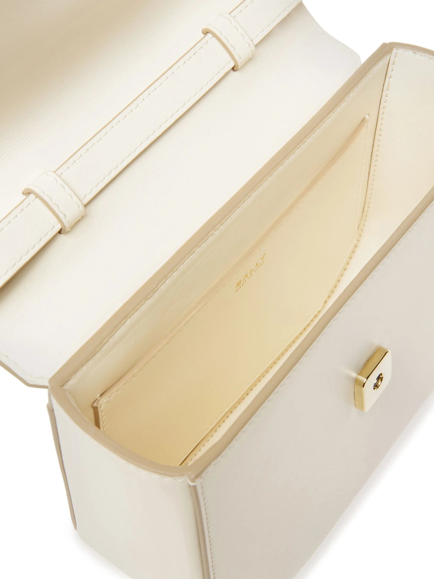 logo-plaque leather mini bag