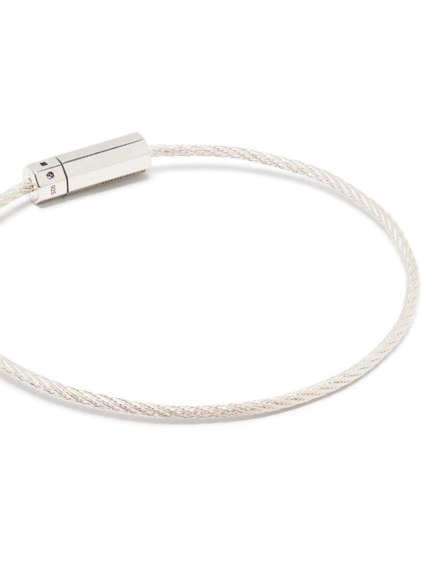 Cable Octogone diamond bracelet