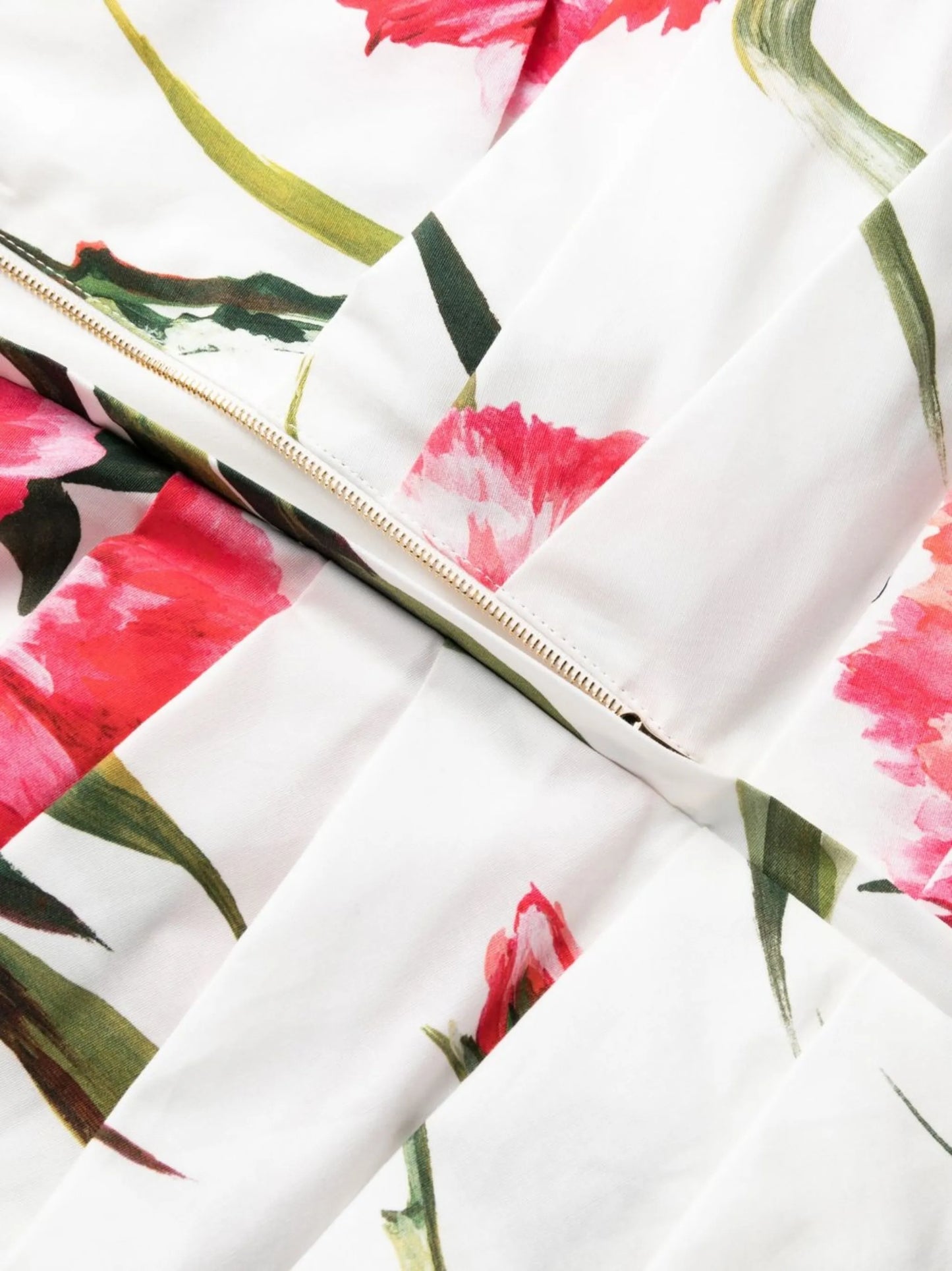 floral-print off-shoulder dress