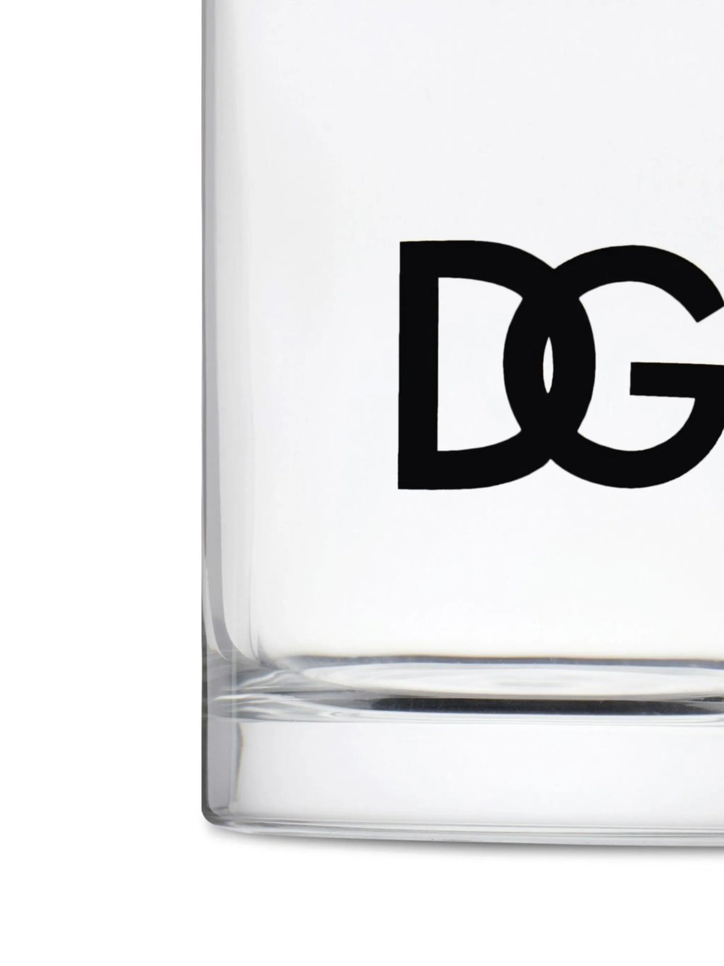 logo-print set of two drinking glasses