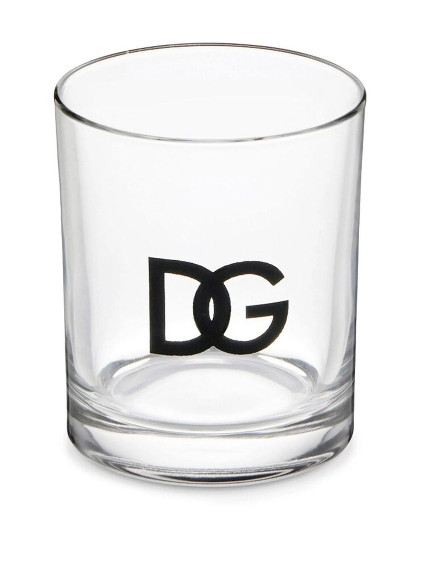 logo-print set of two drinking glasses