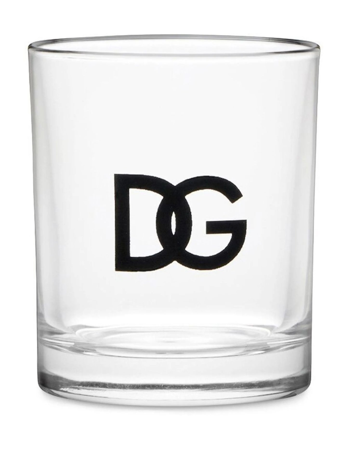 logo-print set of two drinking glasses