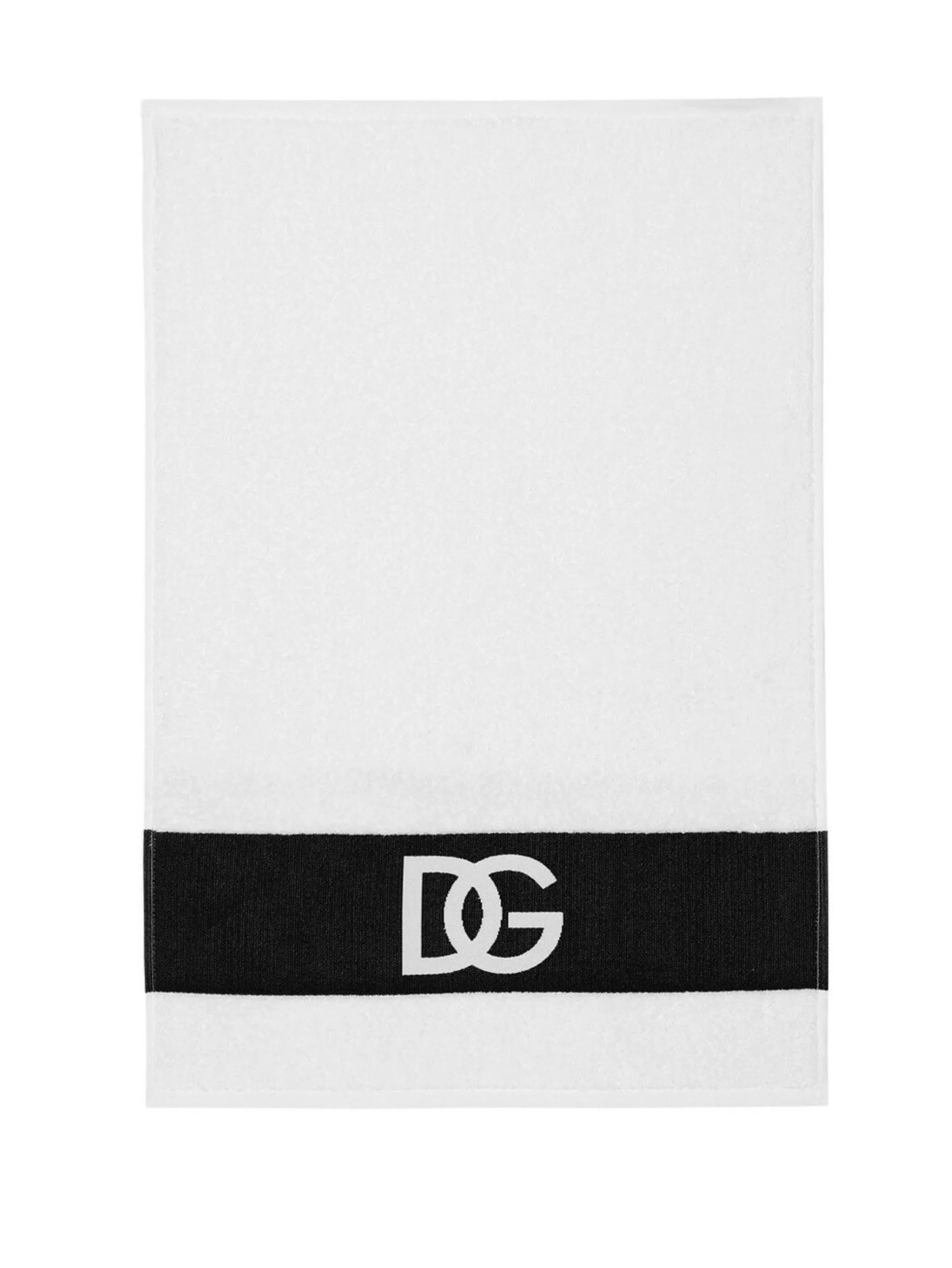 logo-print bath towel
