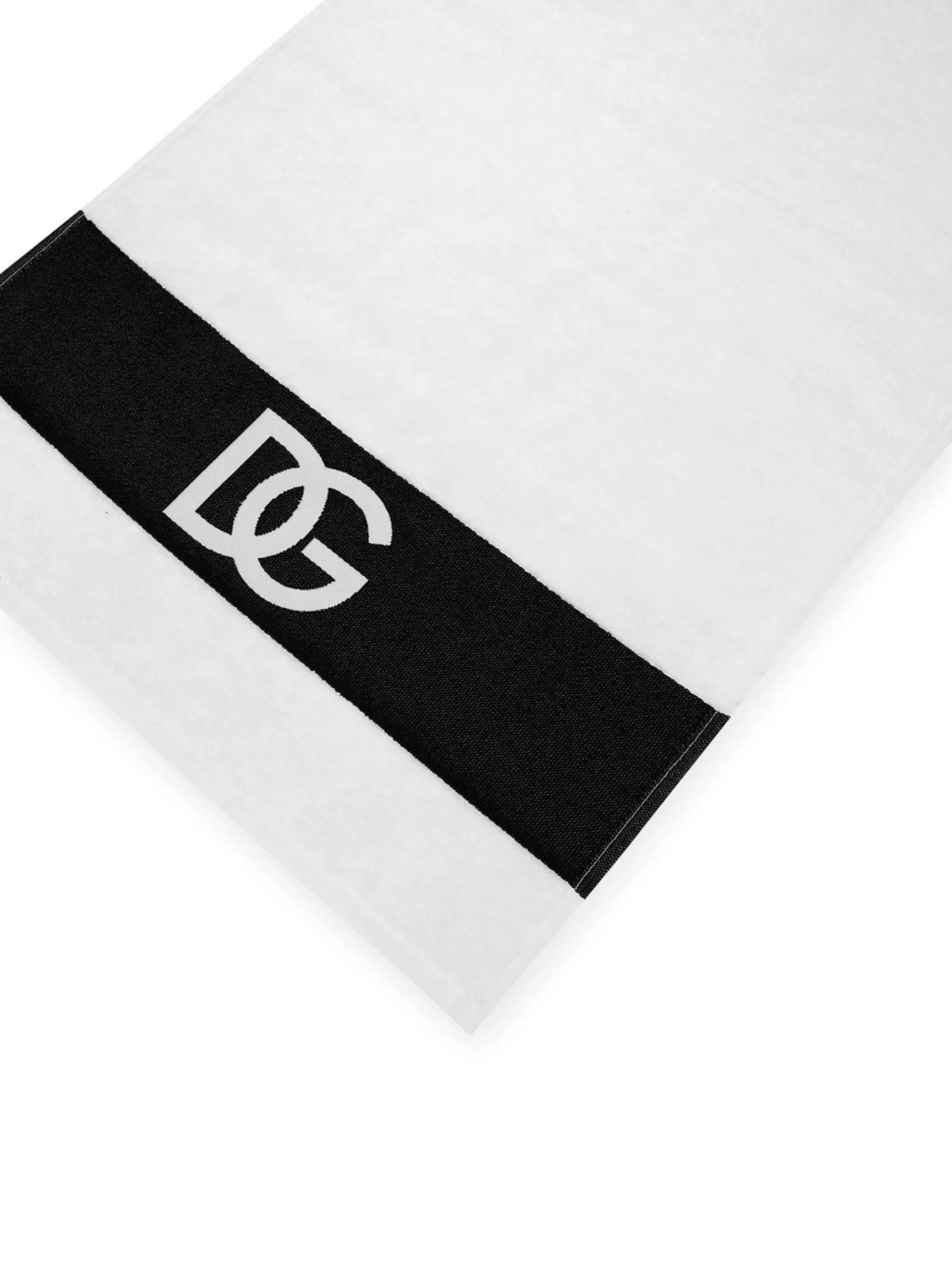 logo-print bath towel