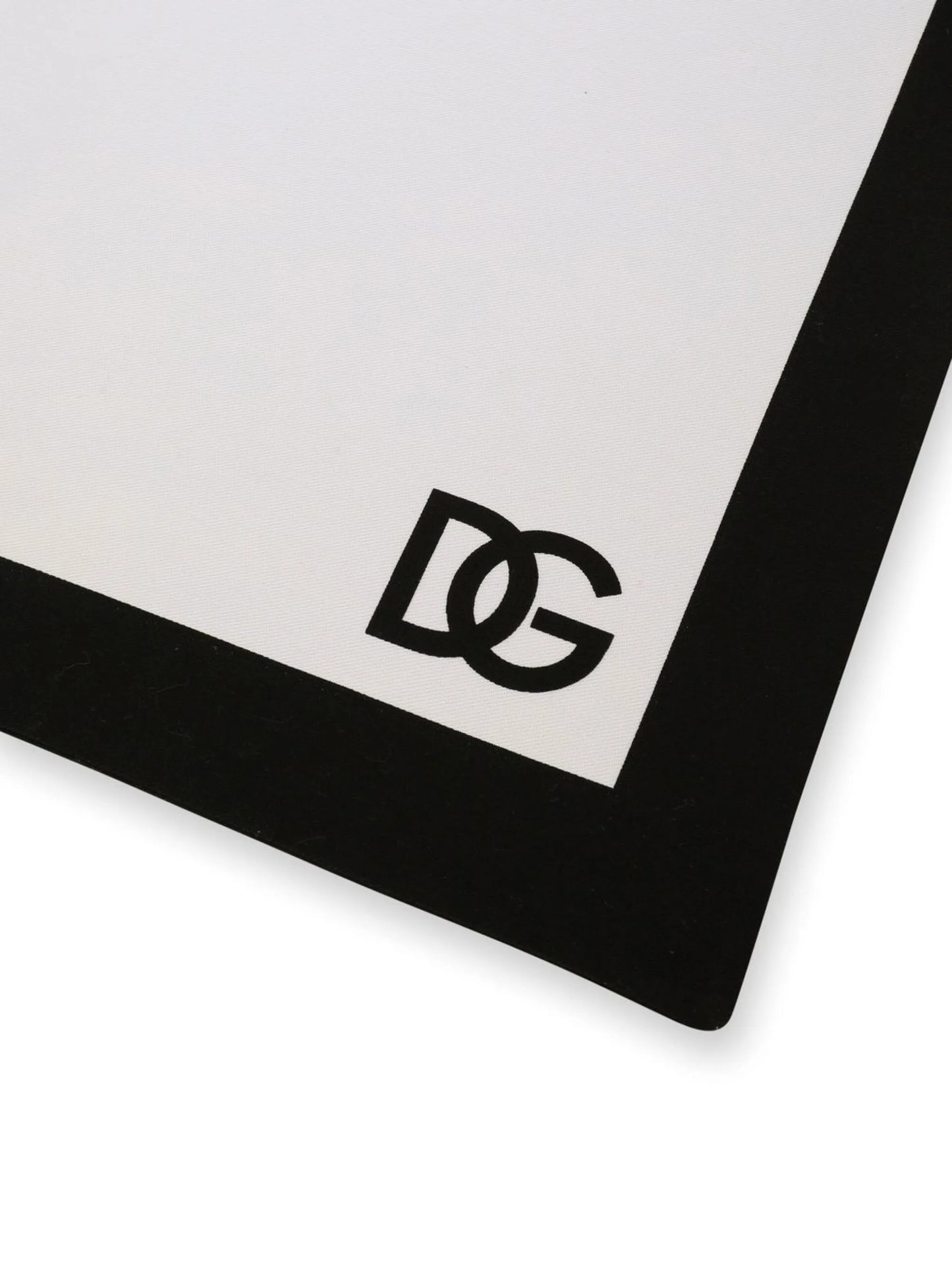 logo-print cotton placemat