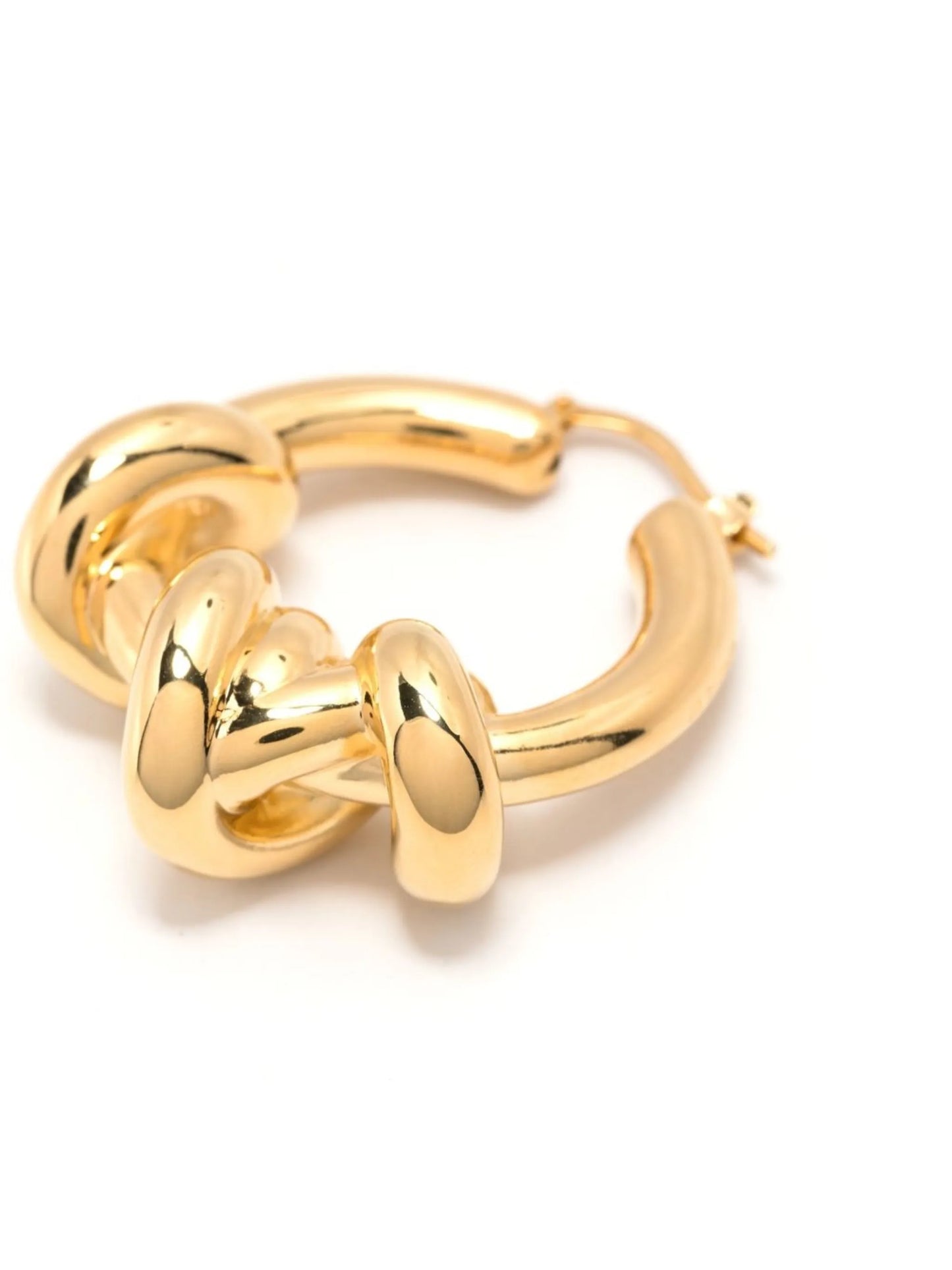 massive knots hoop earrings