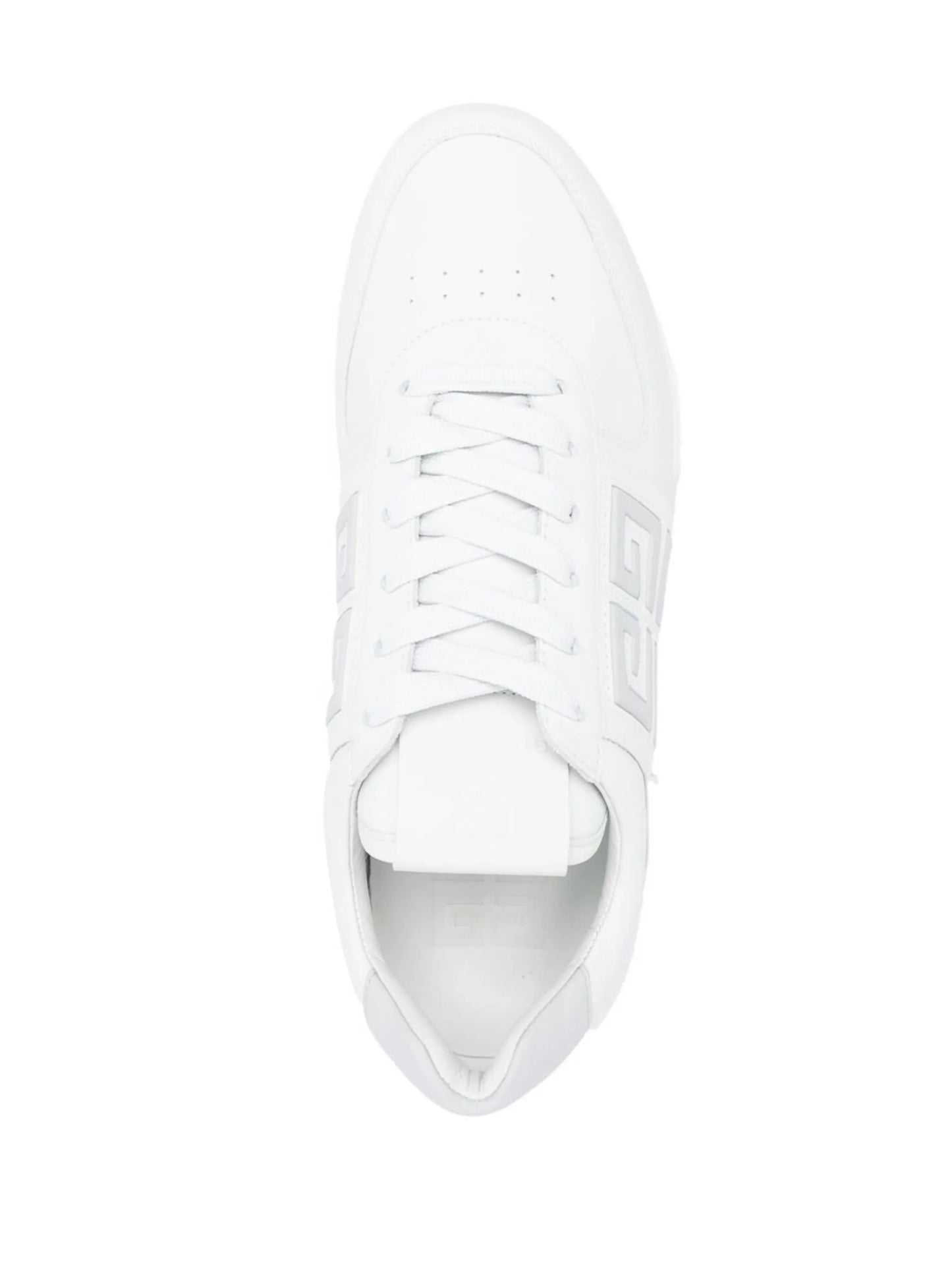 monogram-print lace-up sneakers