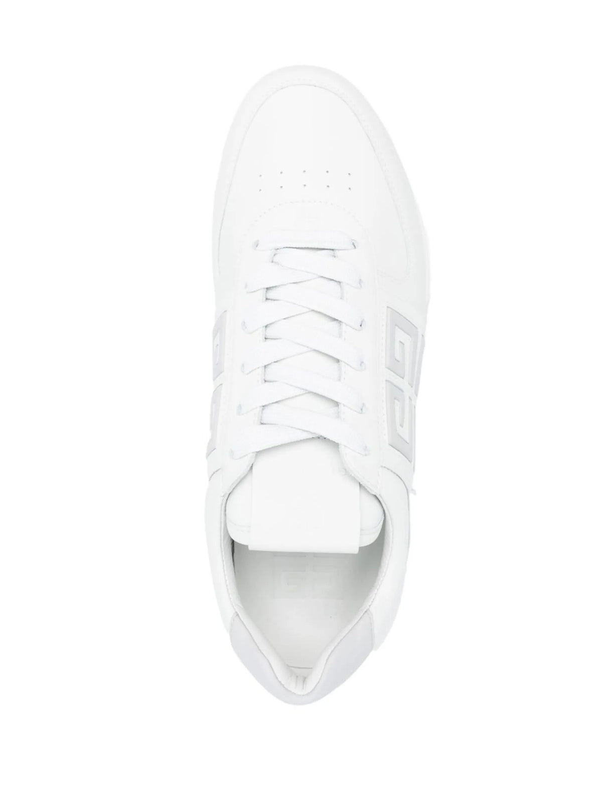 monogram-print lace-up sneakers