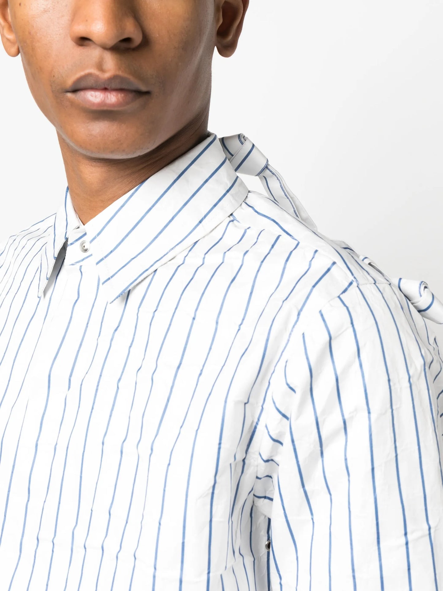 striped long-sleeve shirt
