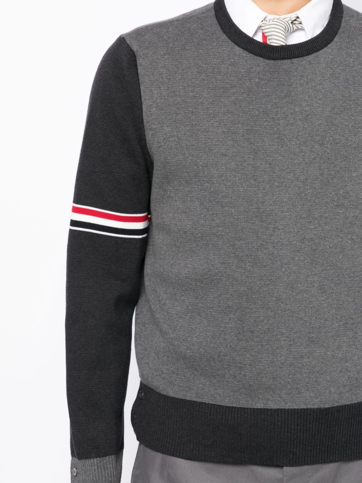 colour-block jumper