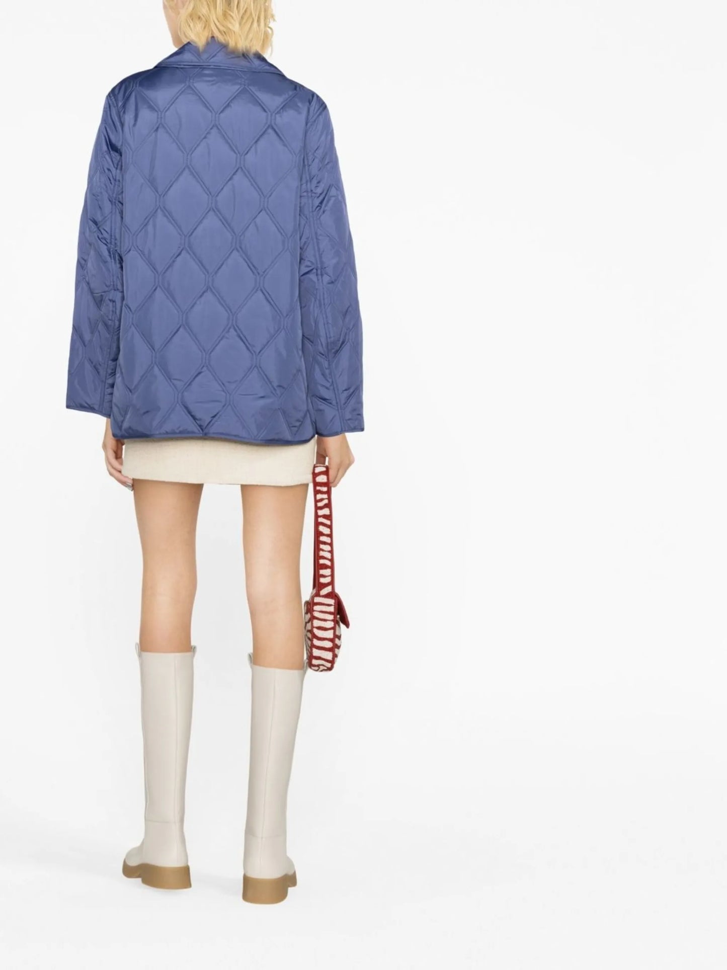 ripstop-quilt tie-fastening jacket