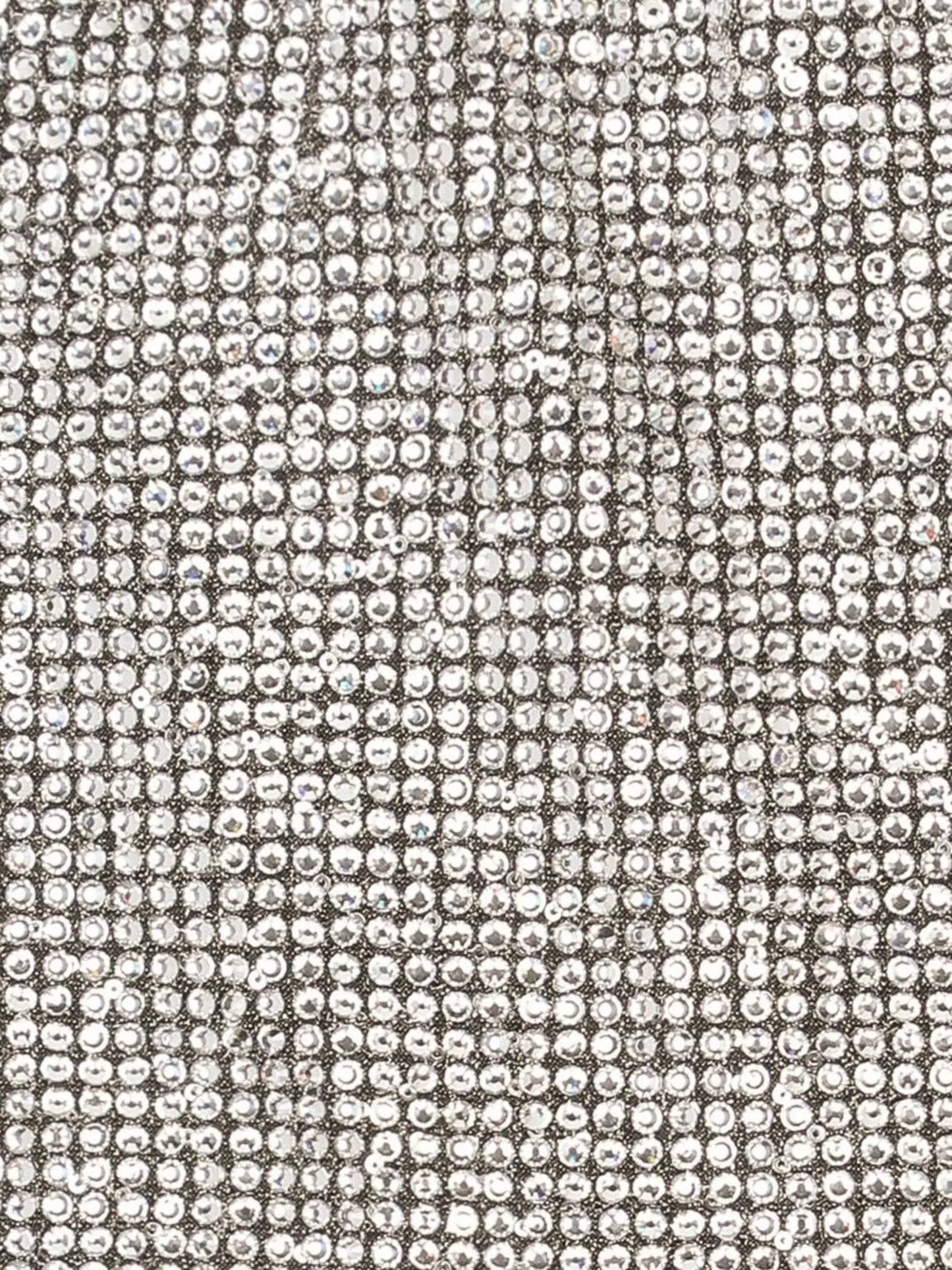 rhinestone-embellished jersey miniskirt