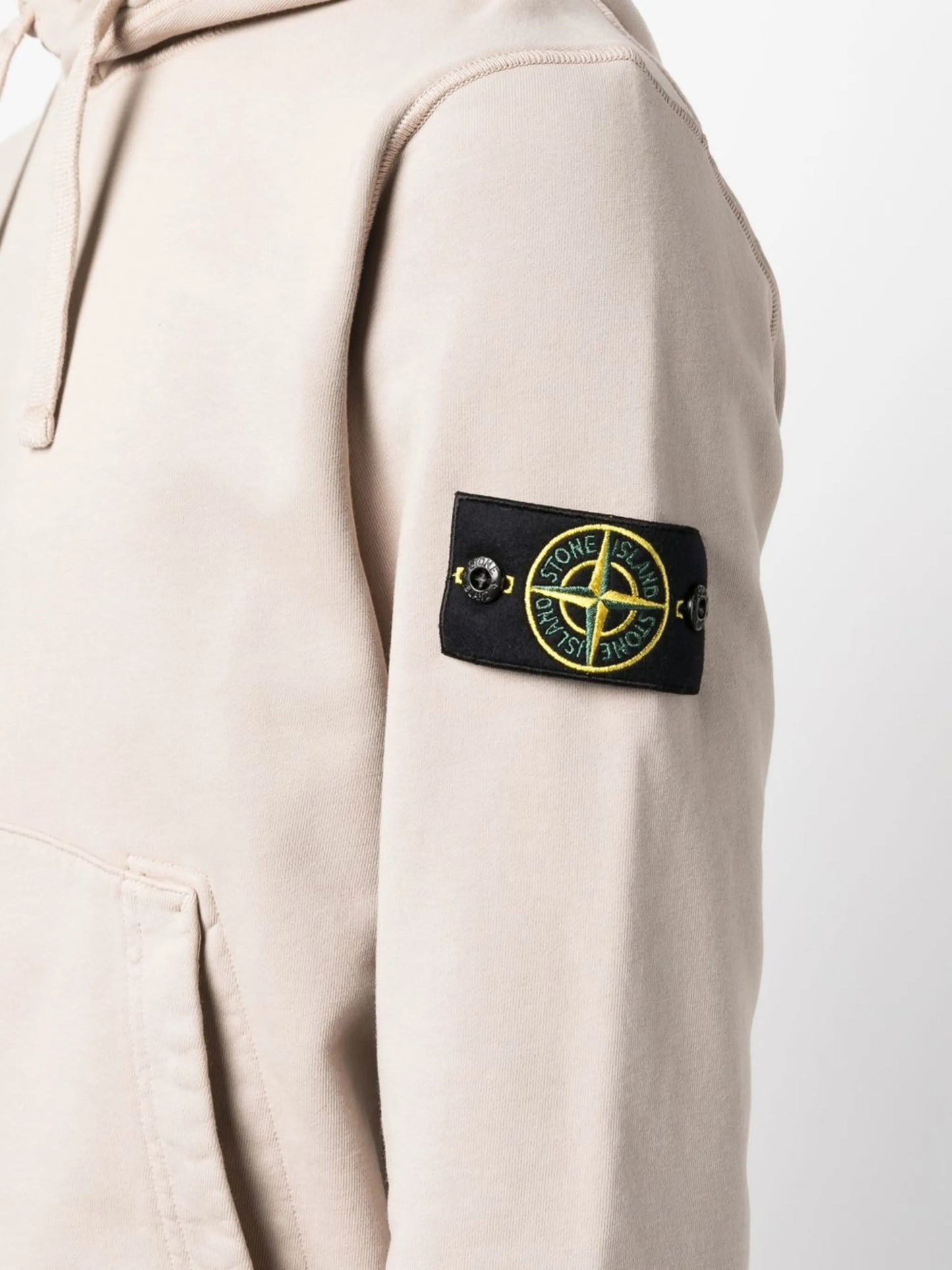 Compass-logo cotton hoodie