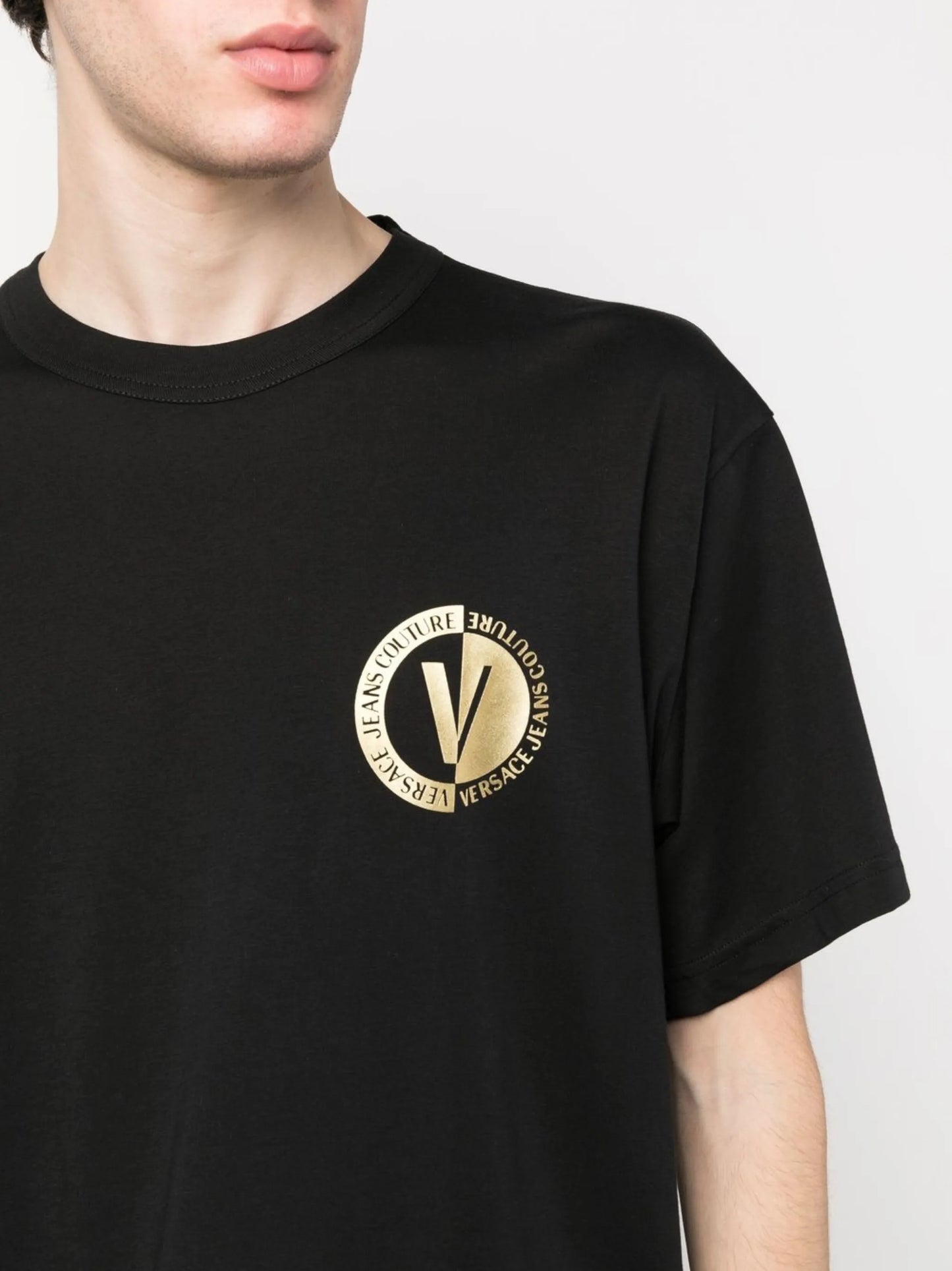 logo-print cotton T-shirt