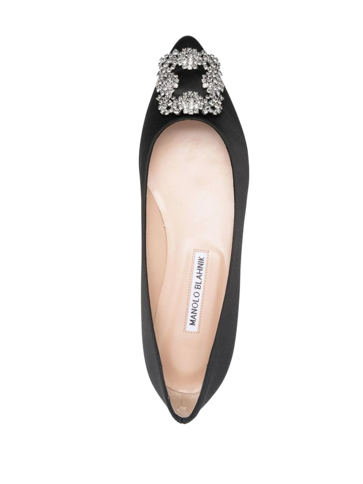 Hangisiflat jewel buckle flat pumps
