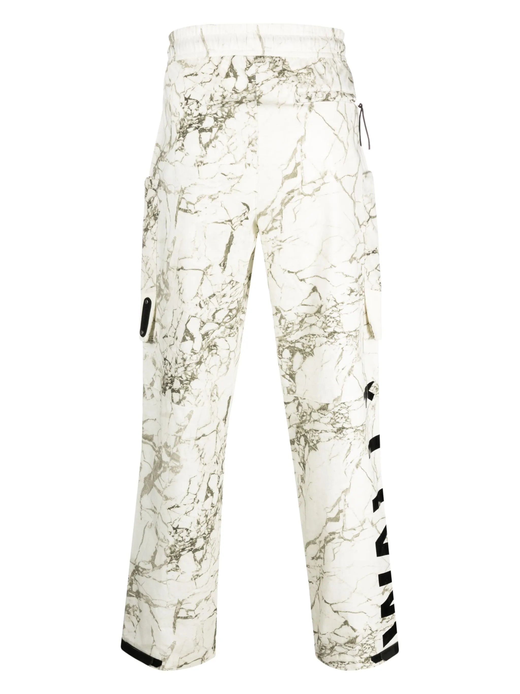 Overset Tech marbled trousers