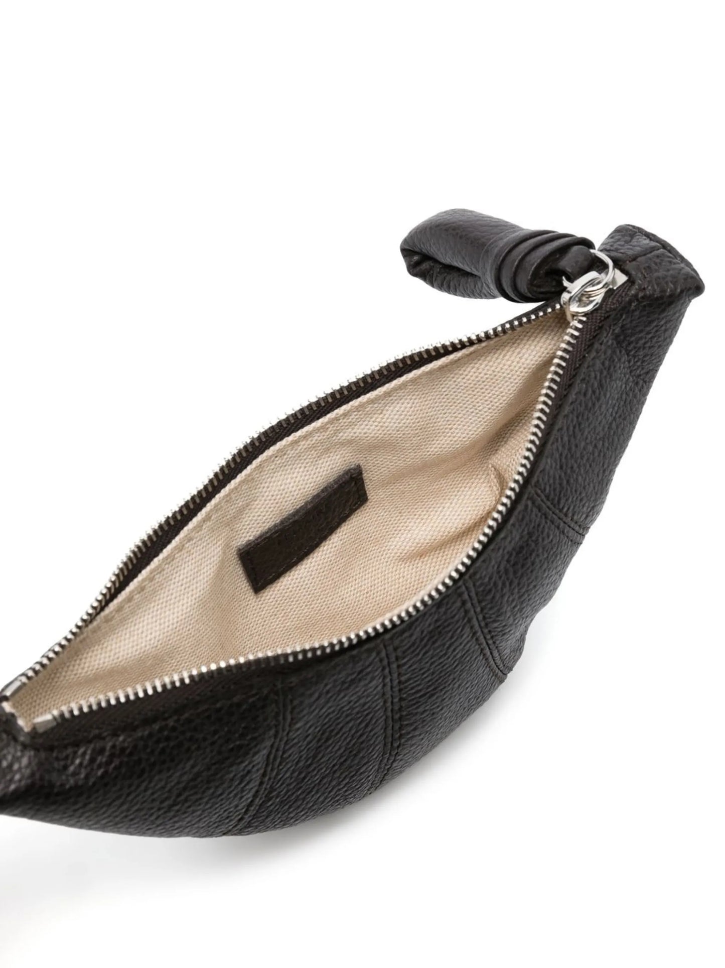 Croissant leather mini bag