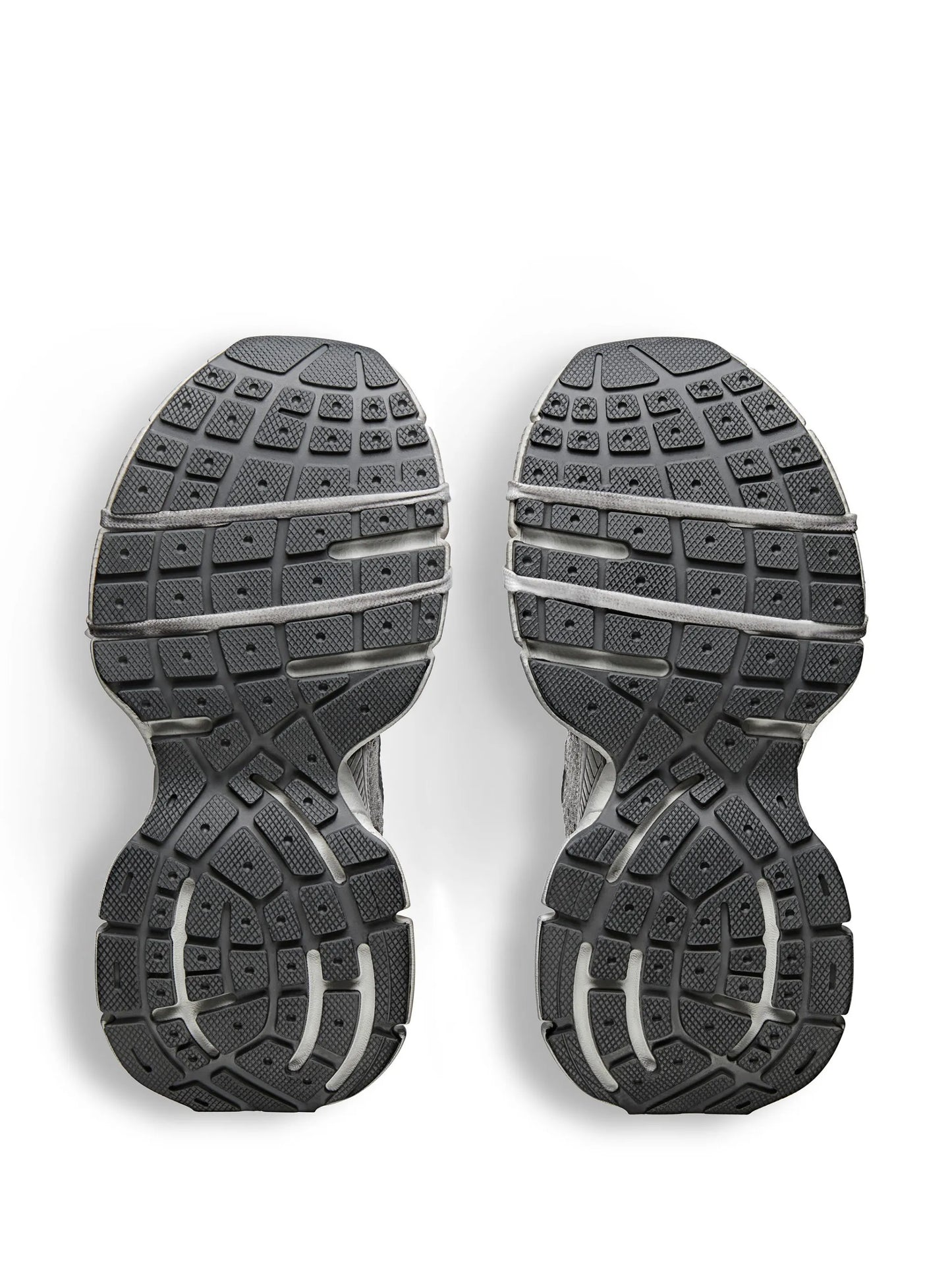 3XL panelled lace-up sneakers