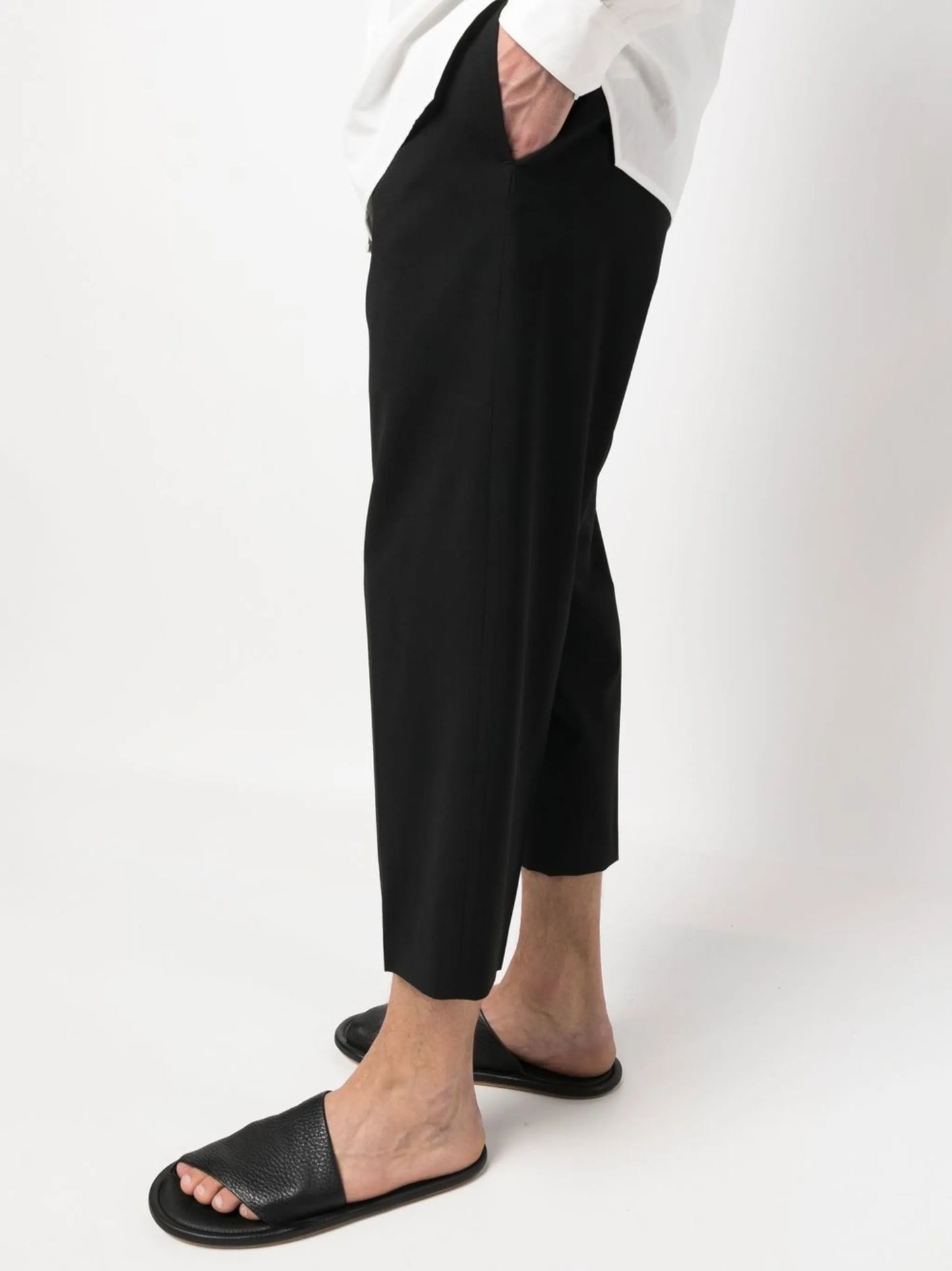 cropped tailored trousers