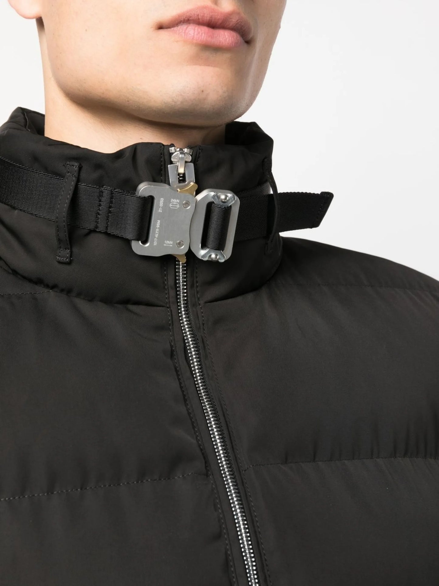 buckle-detail padded gilet