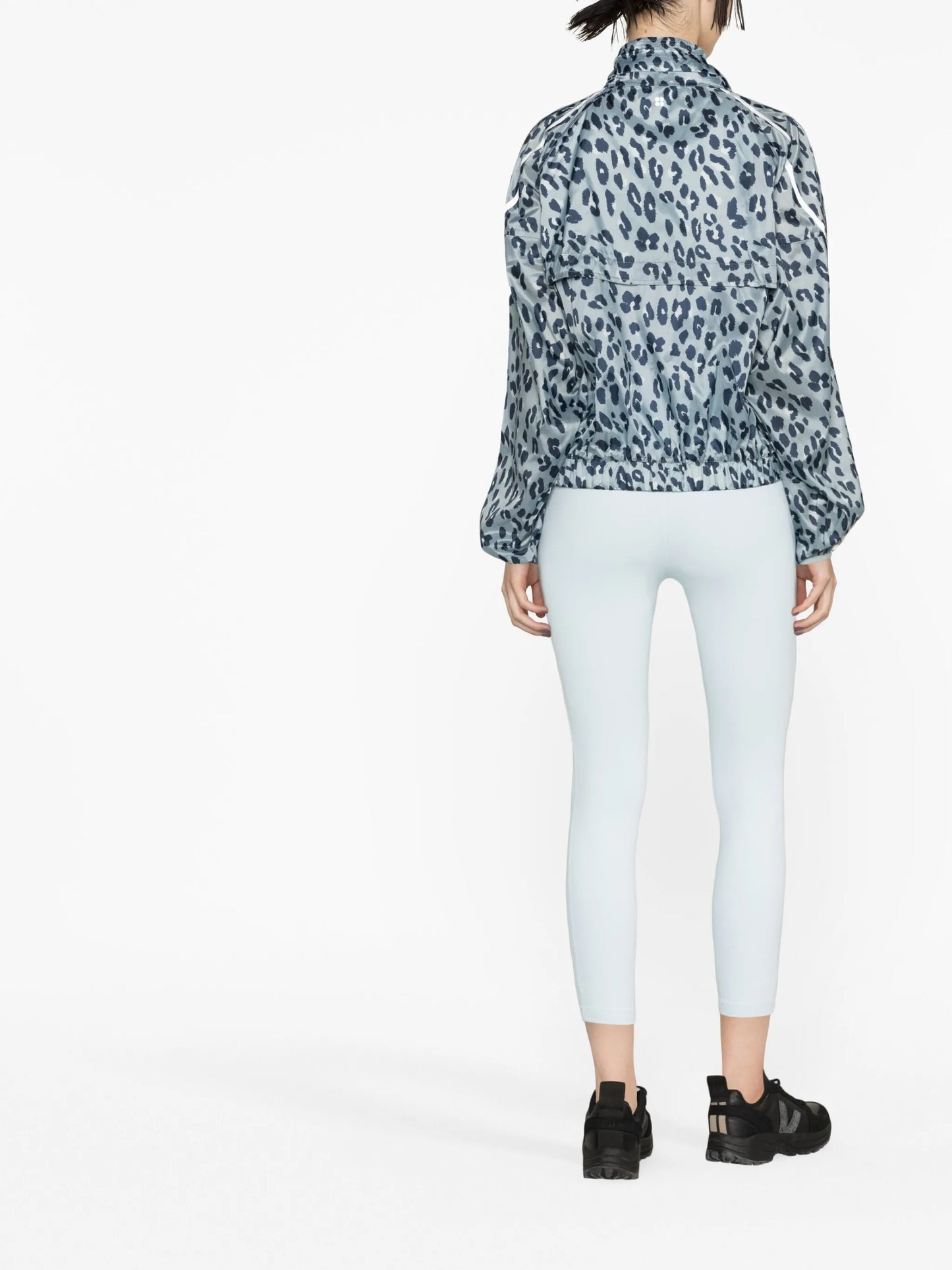 cheetah-print zip-up jacket
