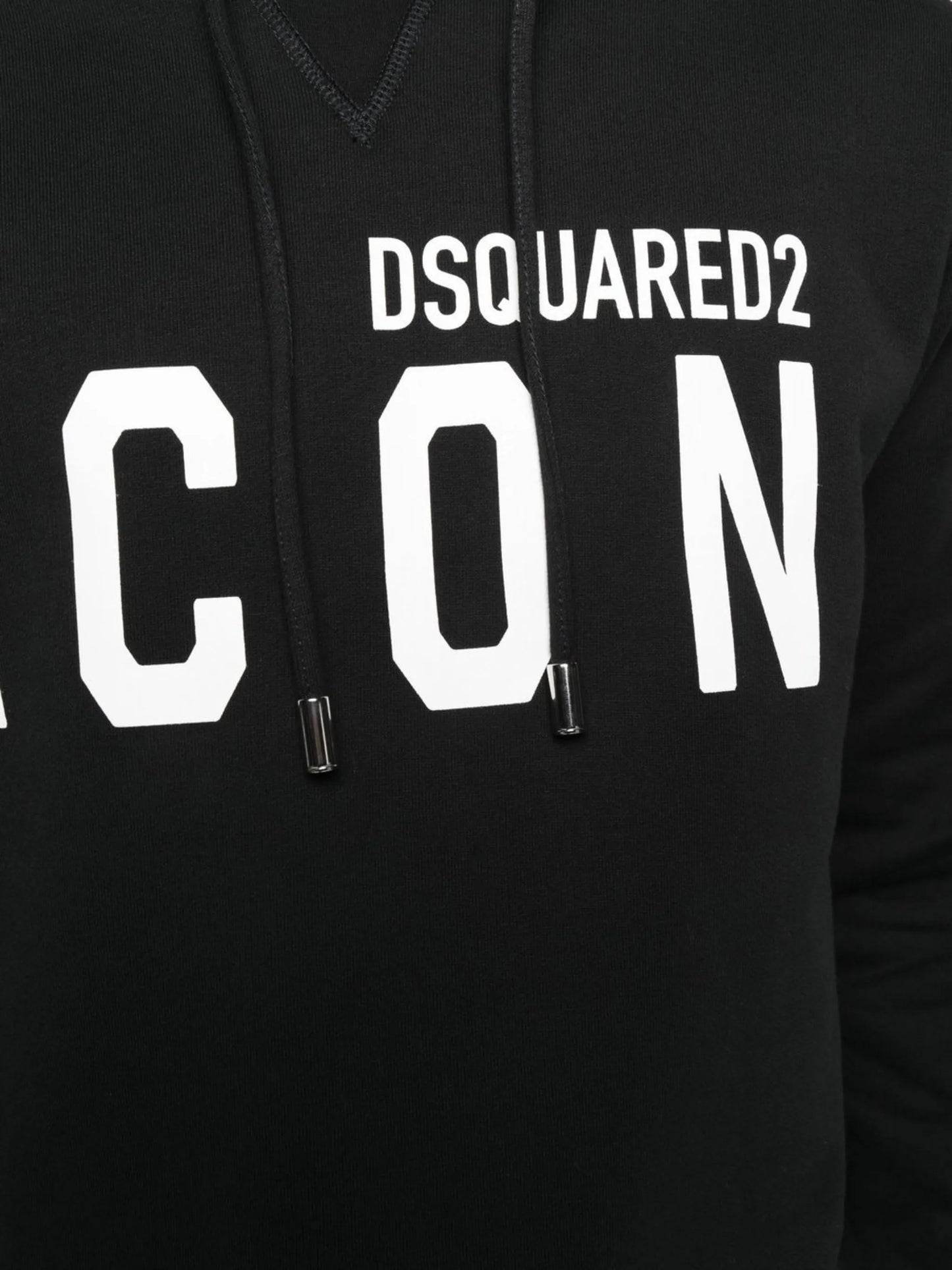logo-print cotton hoodie