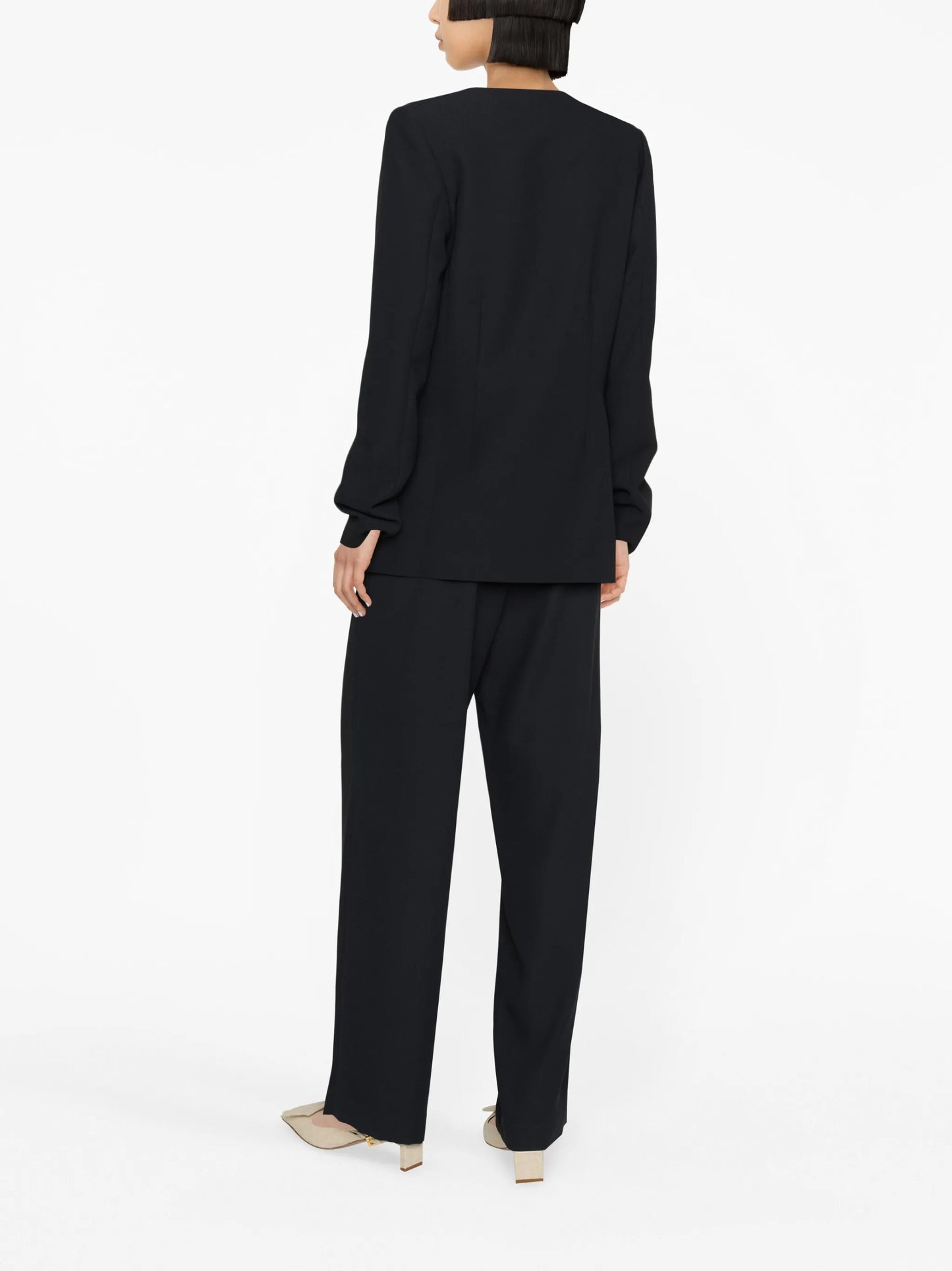Gilles open-front blazer