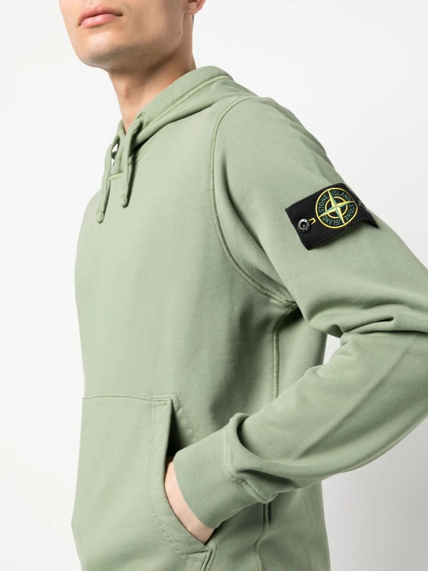 Compass motif-detail hoodie