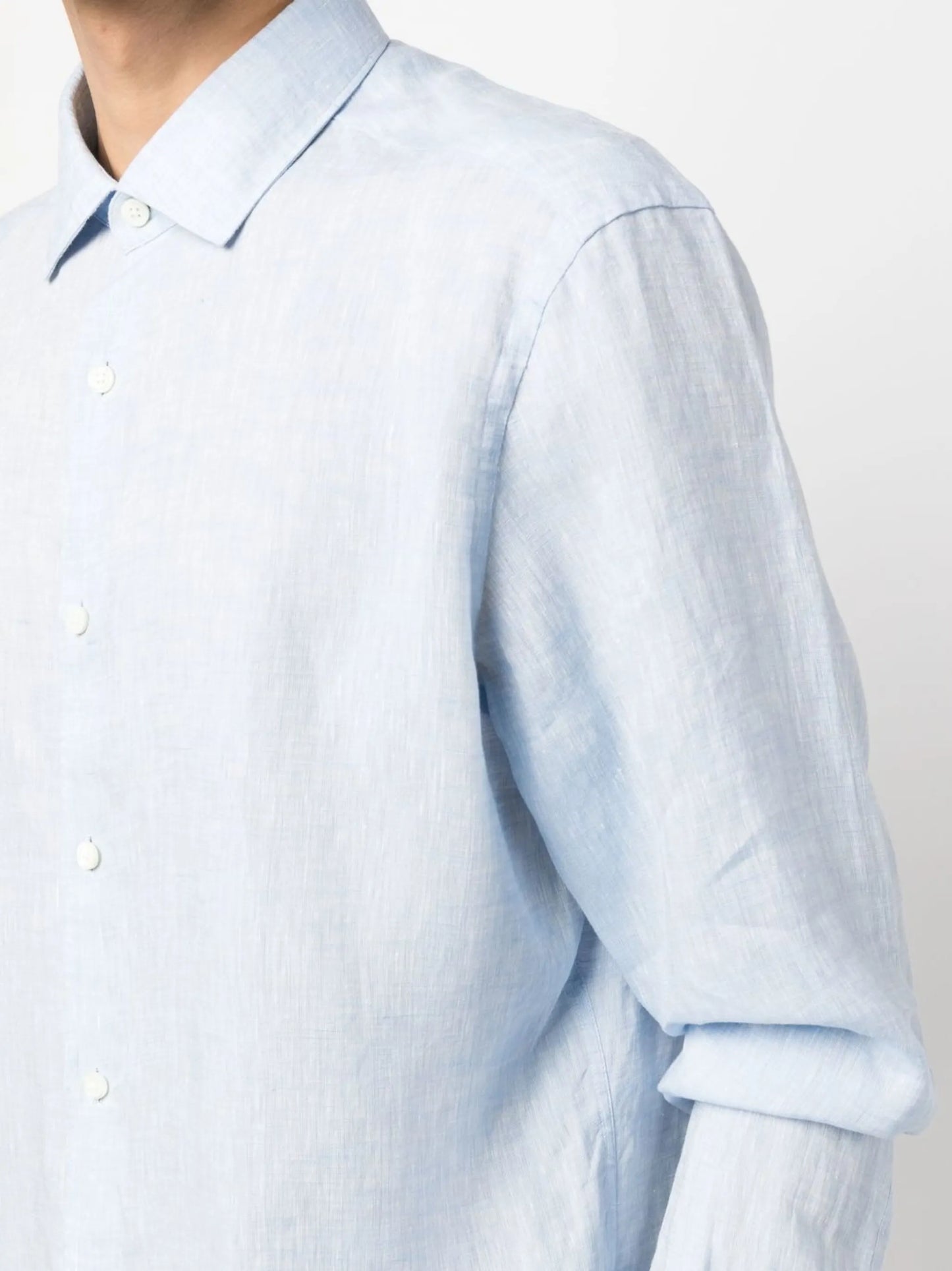 long-sleeve linen shirt