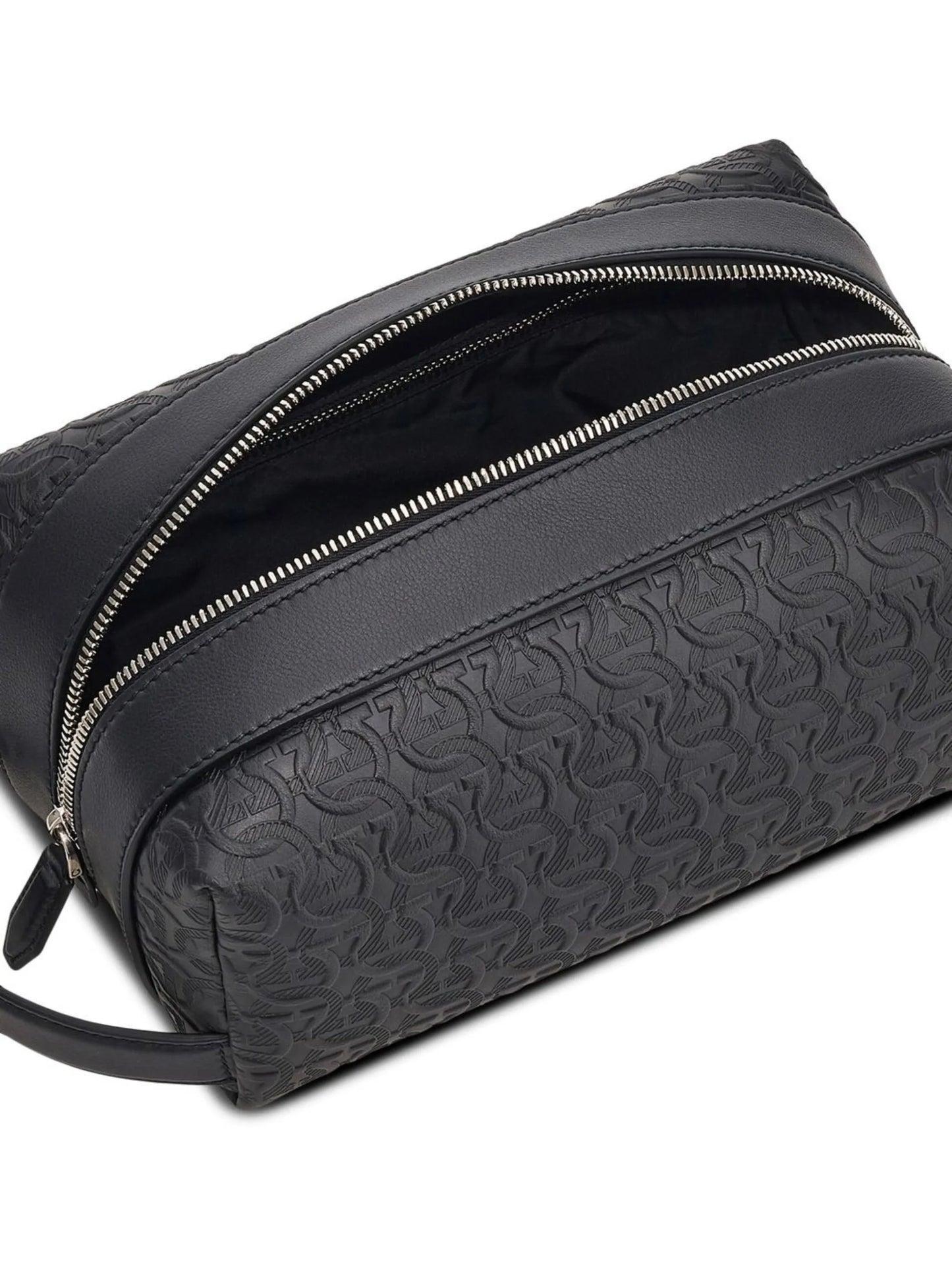 Gancini-pattern clutch bag