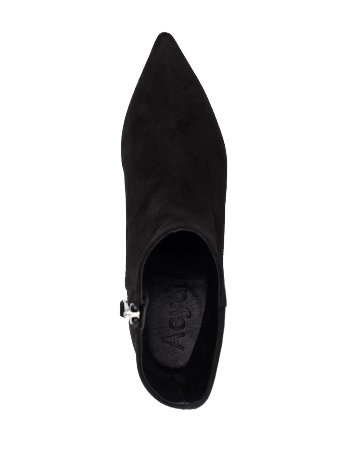suede pointed-toe boots
