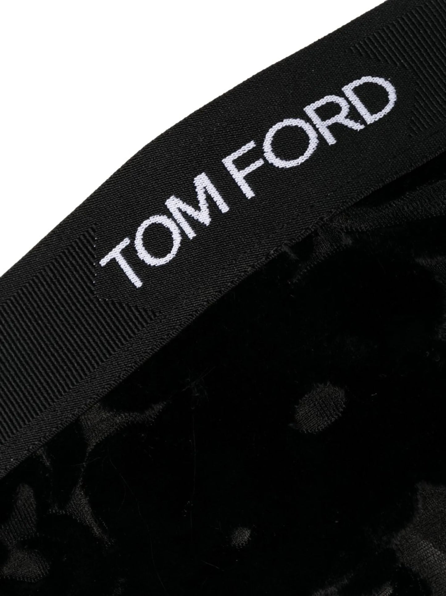 floral-print logo-waist thong