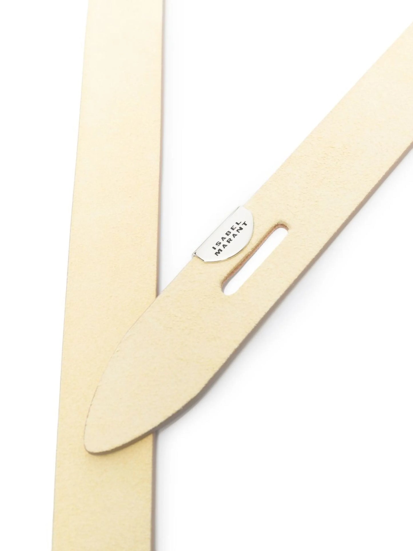 tie-fastening suede belt