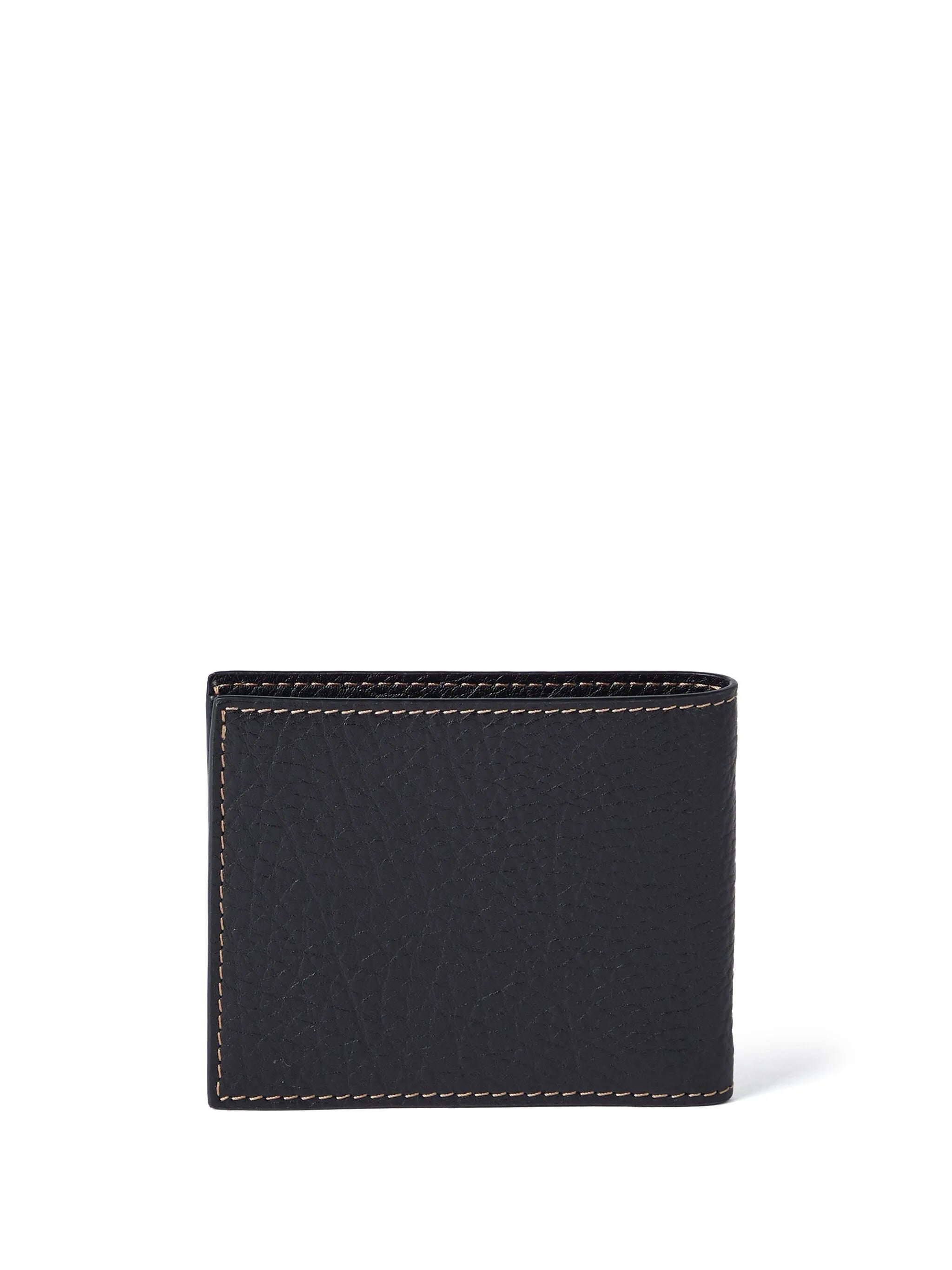 bi-fold leather wallet