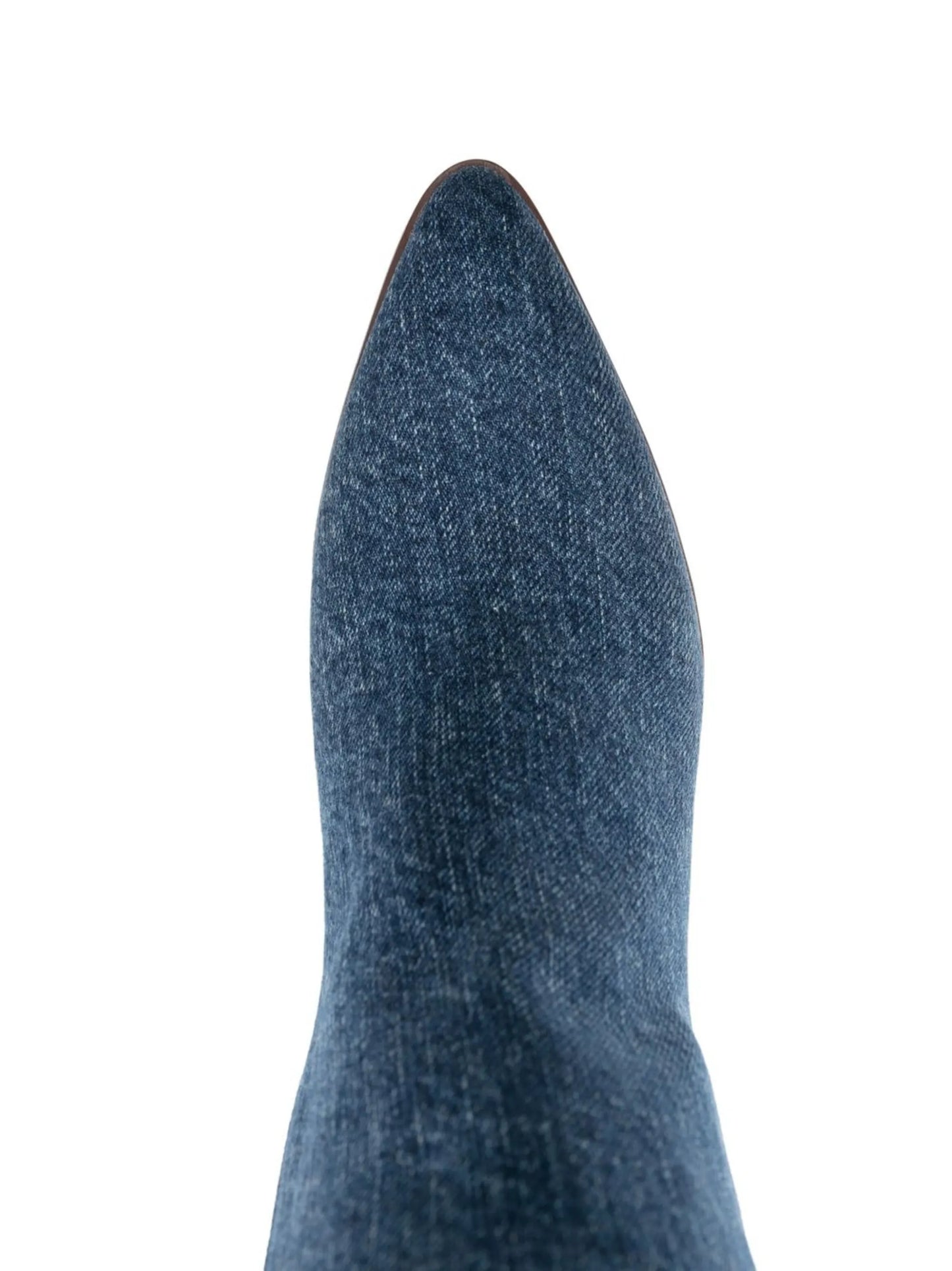 80mm mid-calf denim boots
