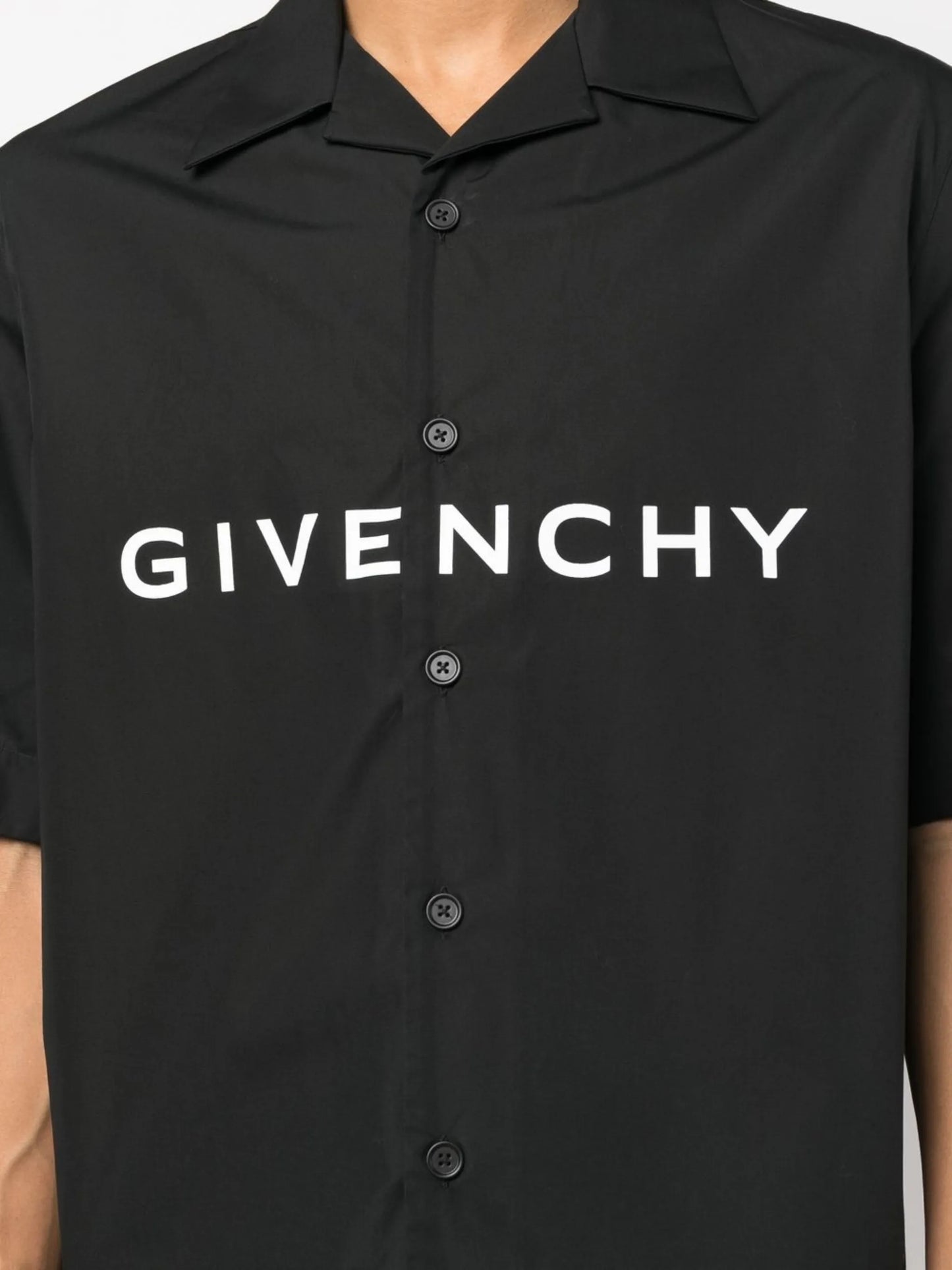 logo-print short-sleeve shirt