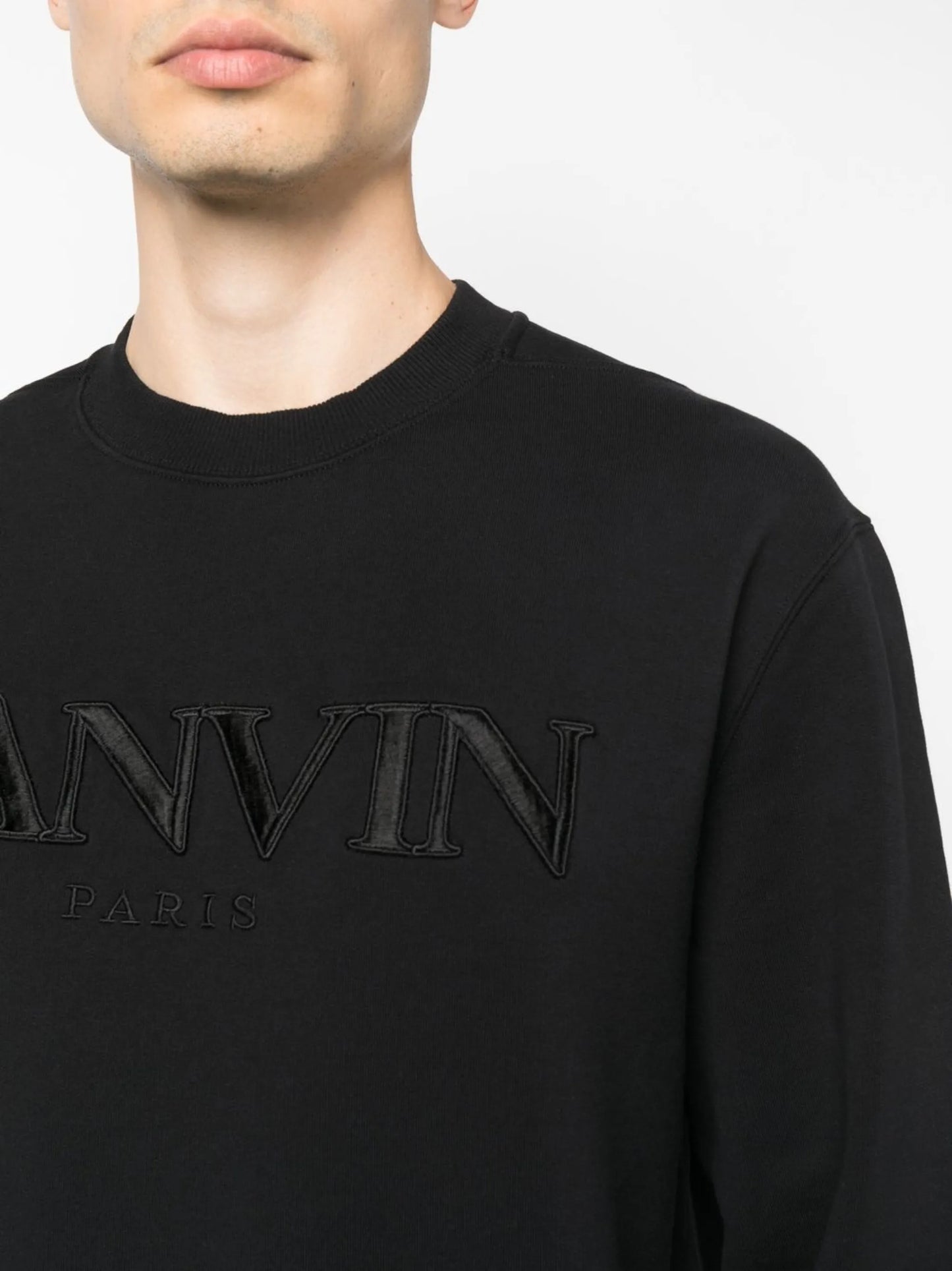 logo-embroidered sweatshirt