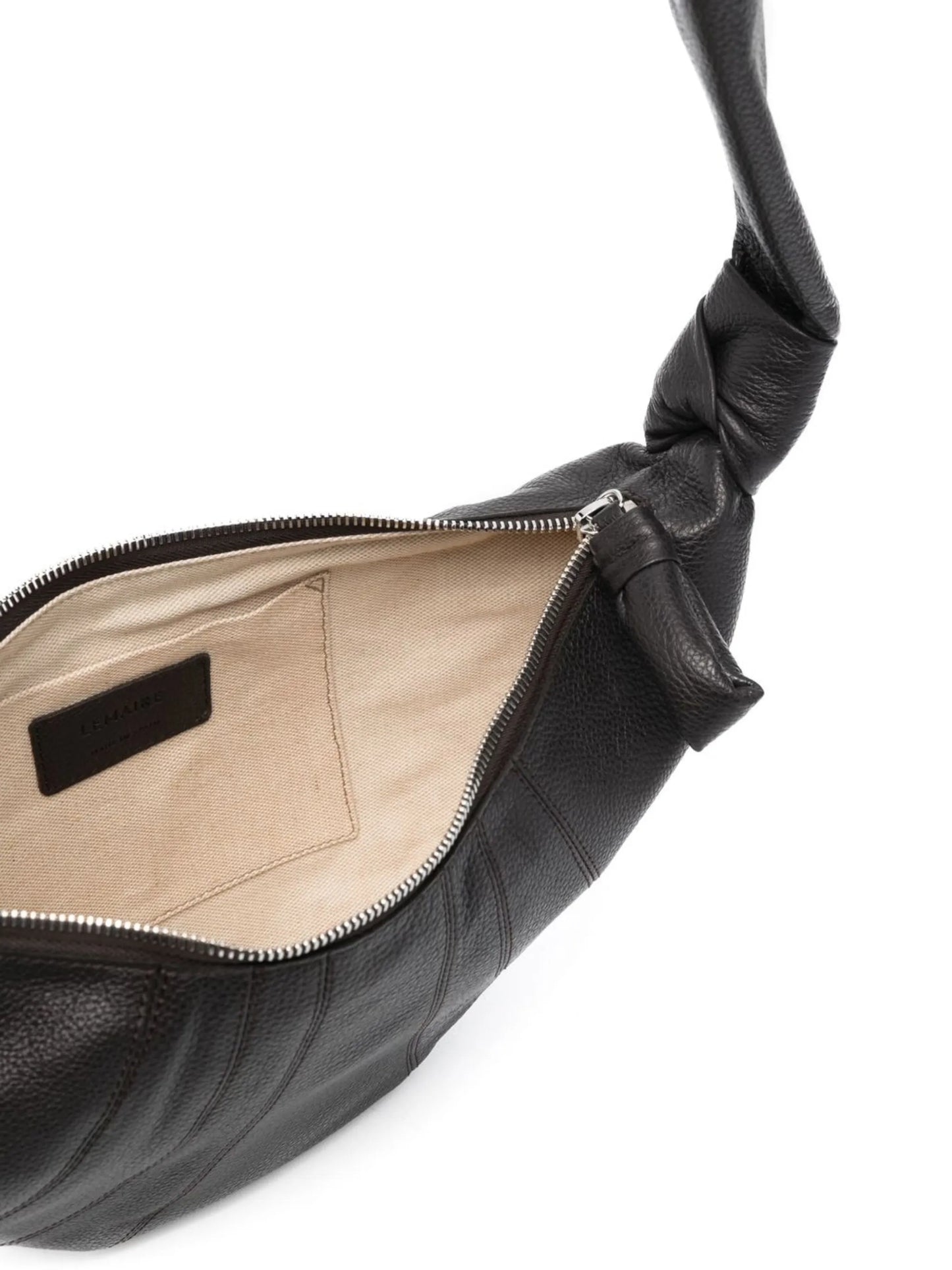 small Croissant bag in leather