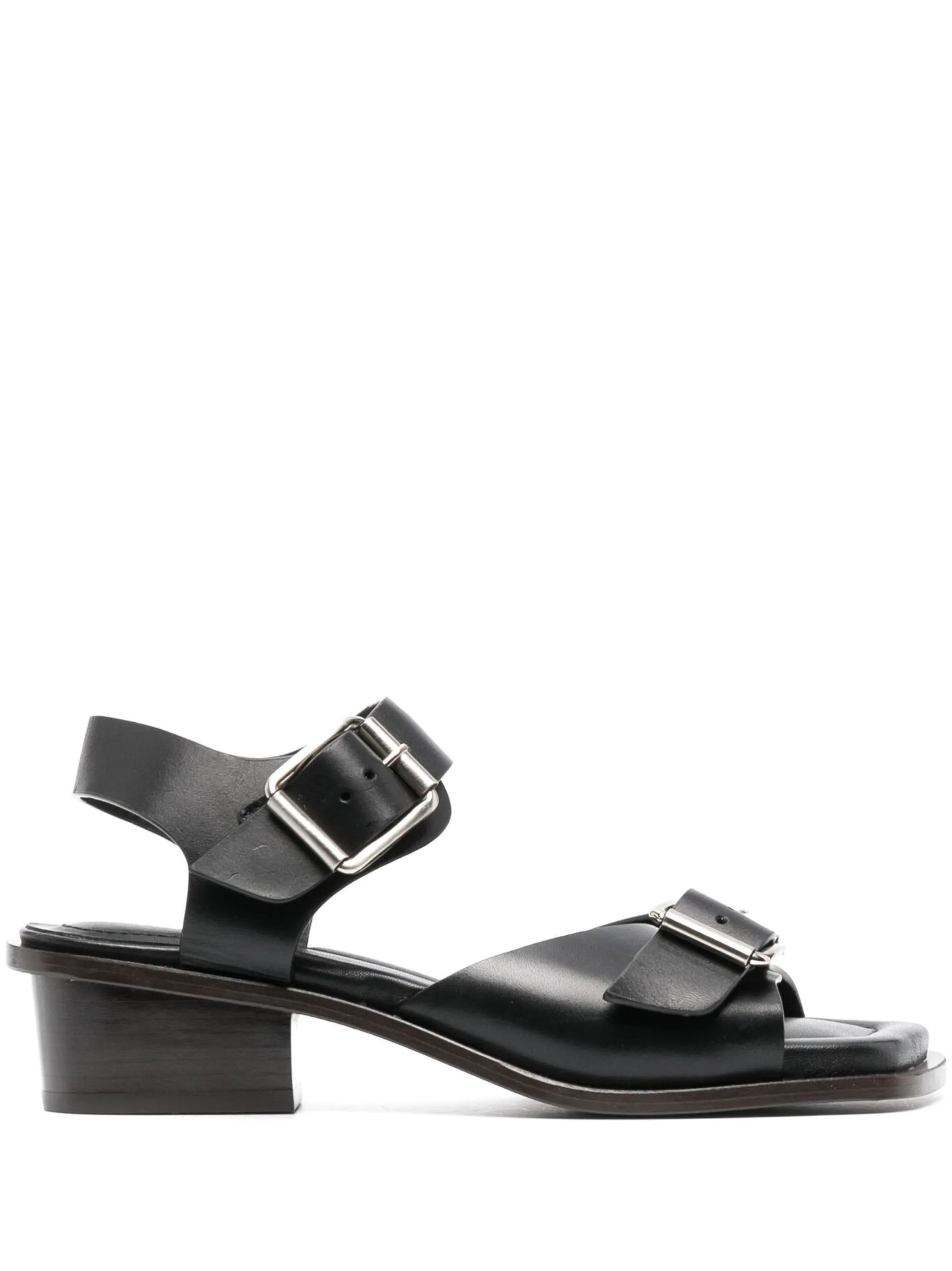 35mm double-buckle sandals