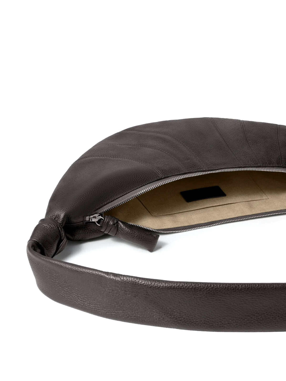 medium Croissant bag in soft grained leather