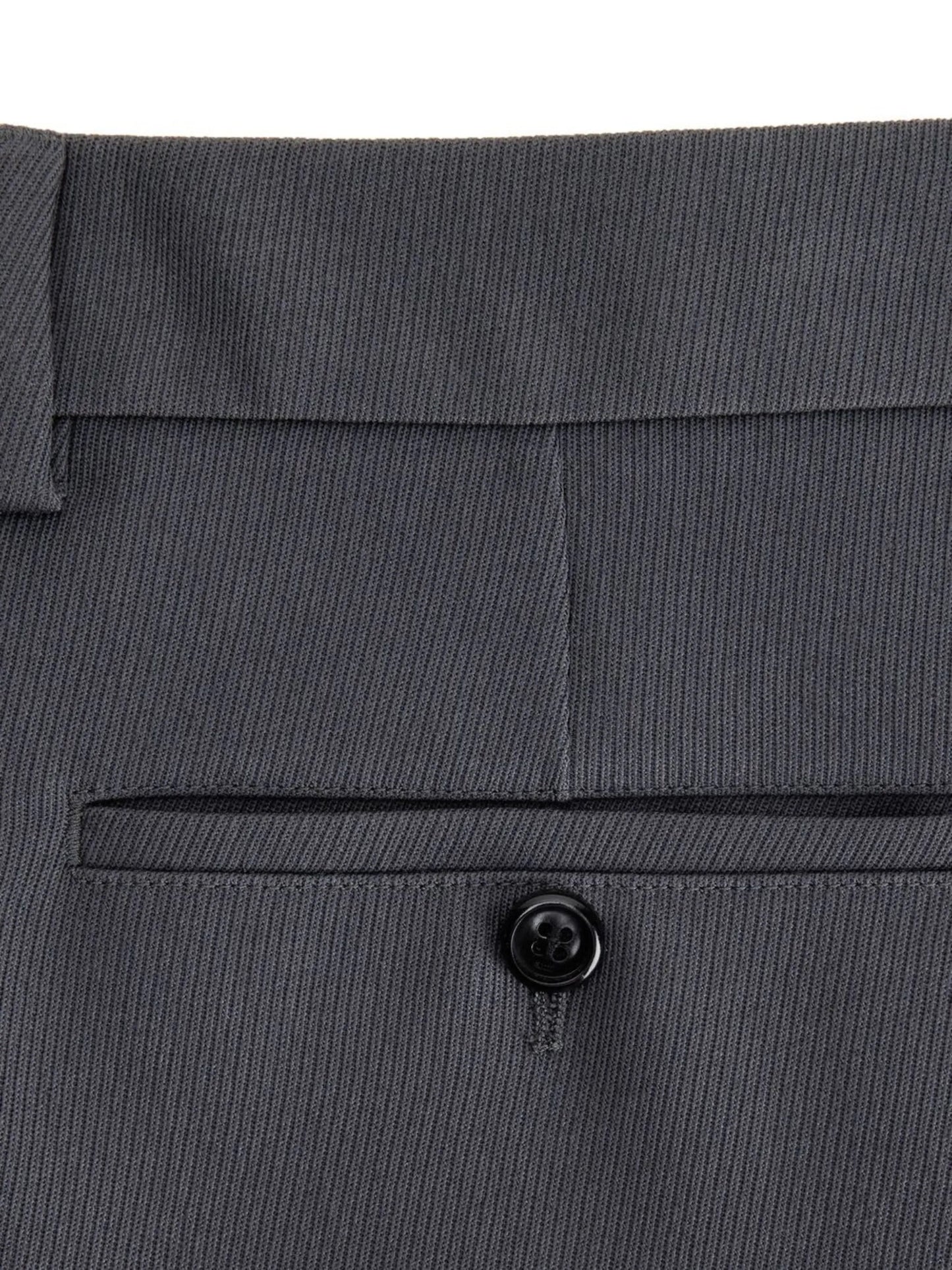 pressed-crease tailored trousers