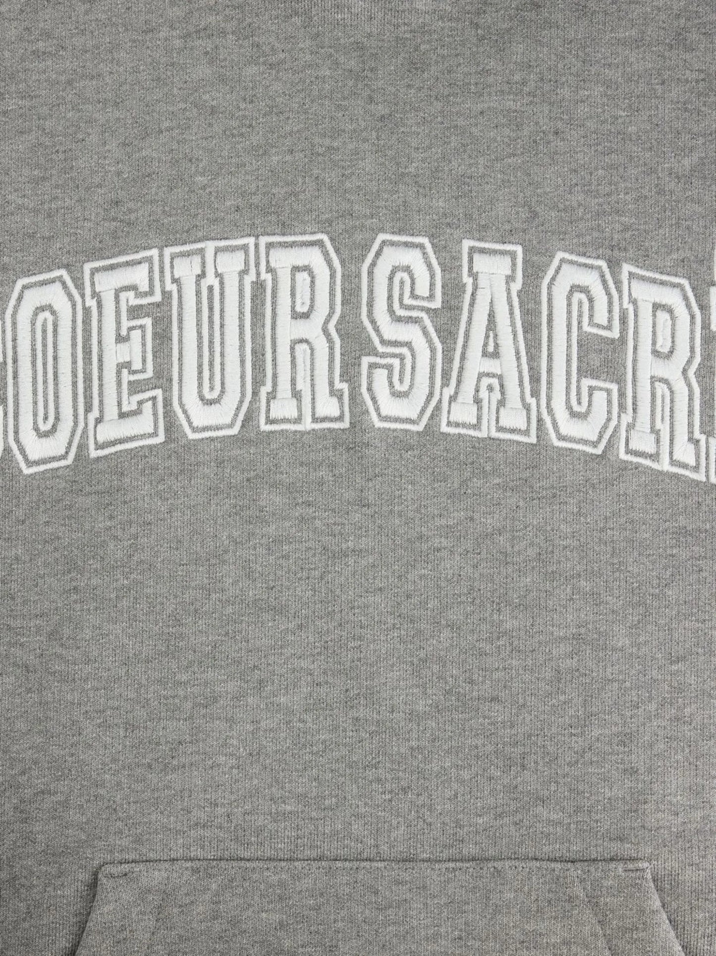 Coeur Sacré embroidered hoodie