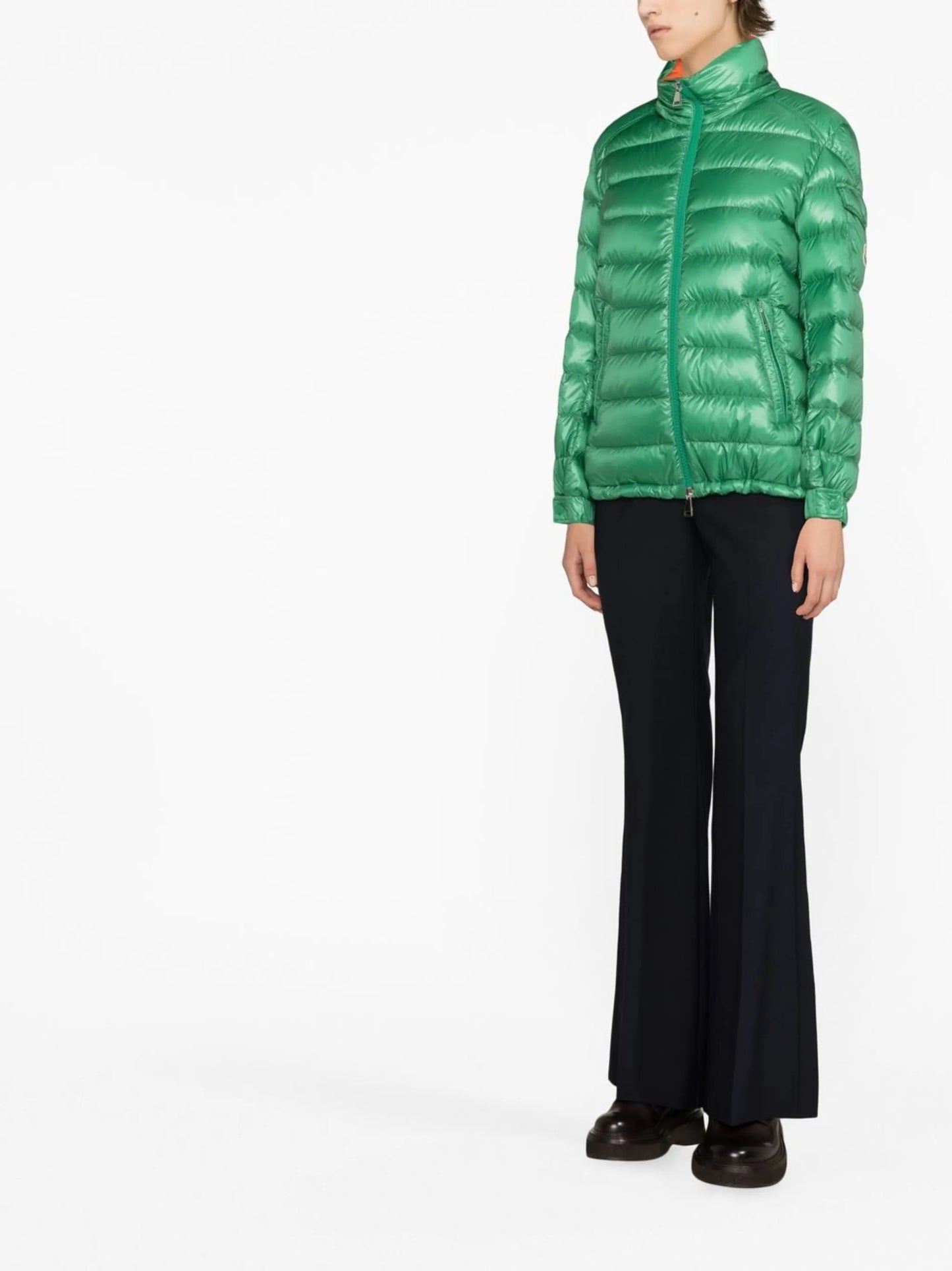 Green Dalles Hooded Quilted Jacket