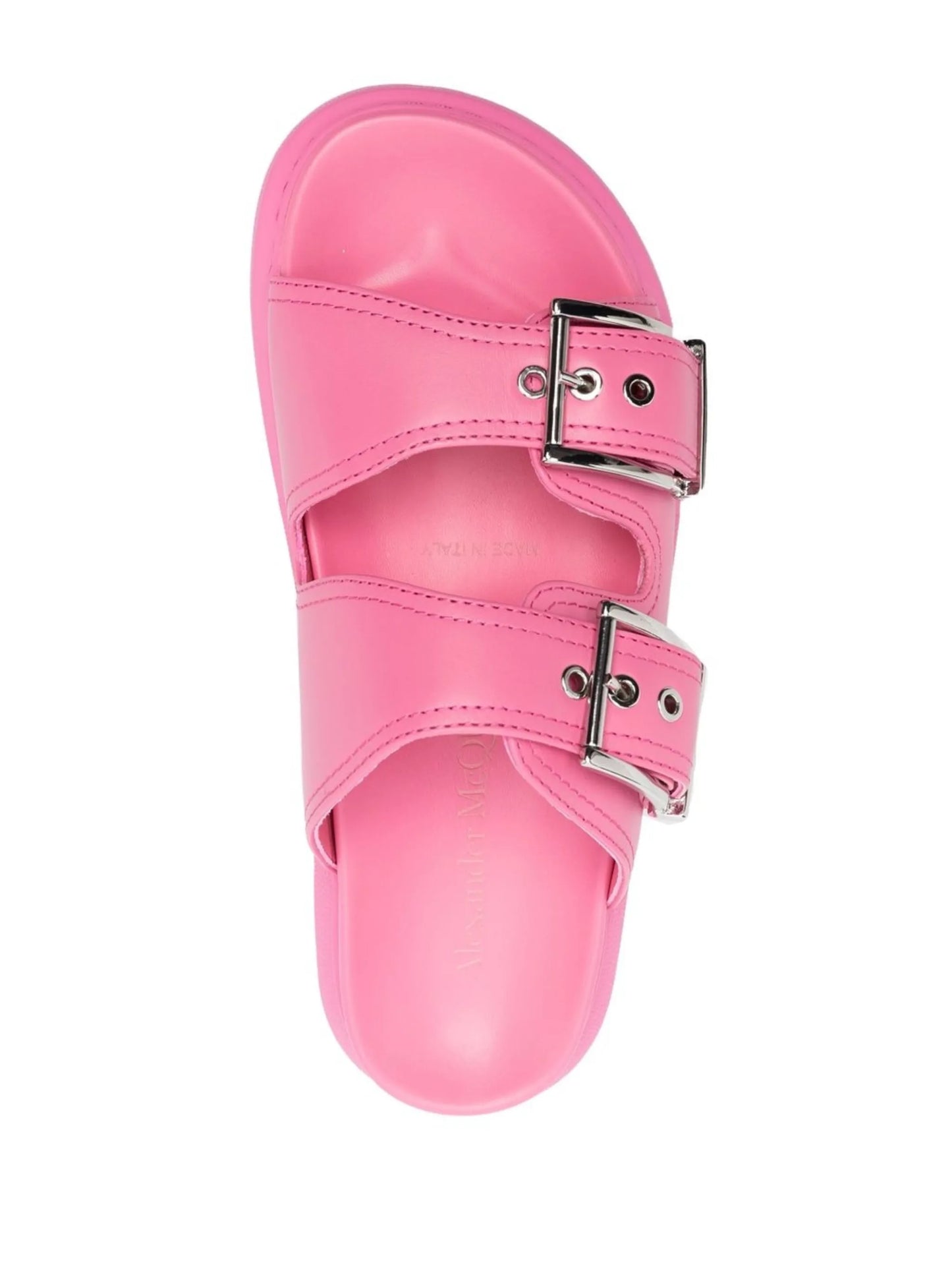 50mm double-buckle sandals